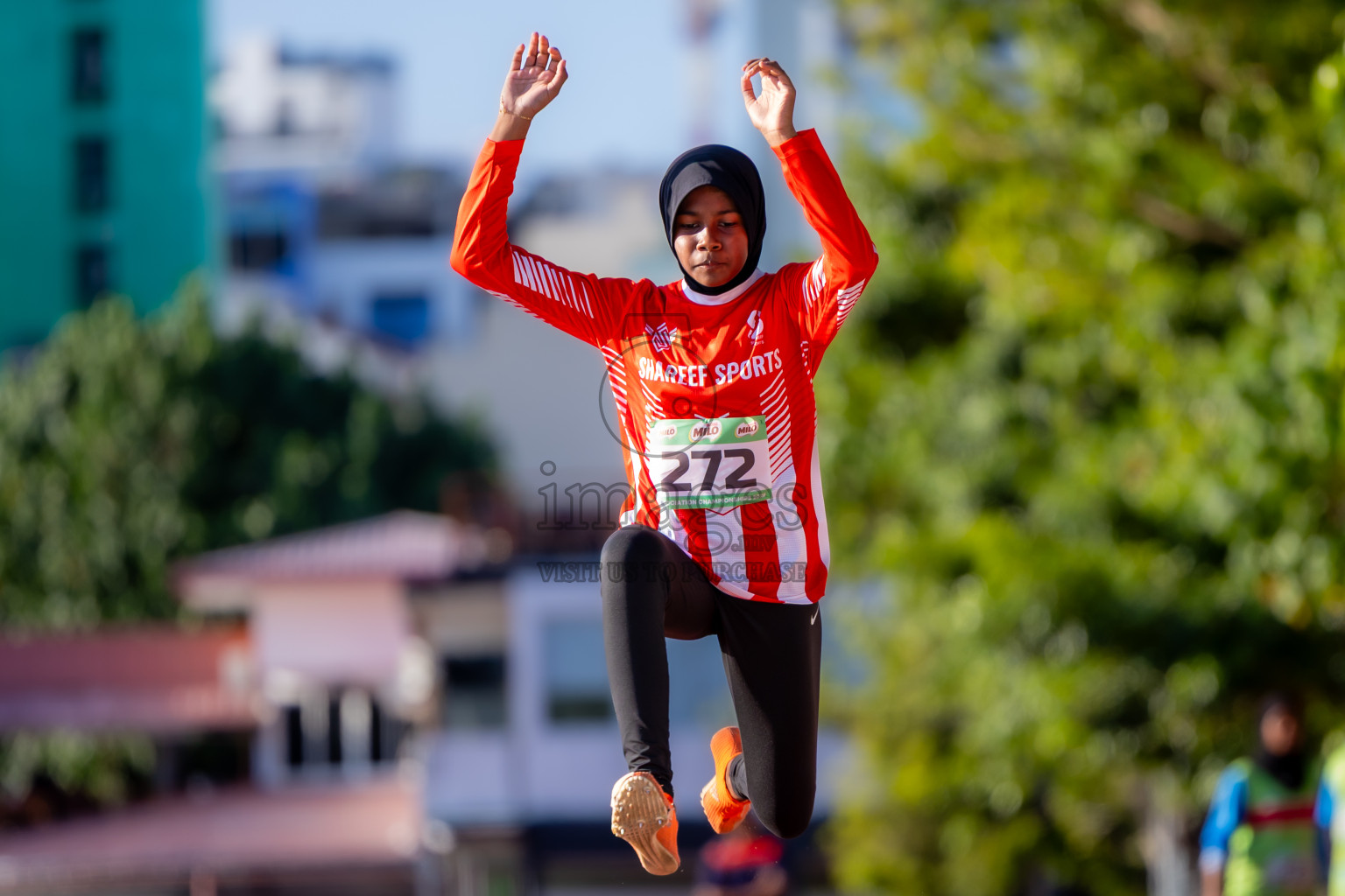 Day 1 of 12th Milo Association Championships was held in Ekuveni Track at Male', Maldives on Thursday, 24th April 2025. Photos: Nausham Waheed / images.mv