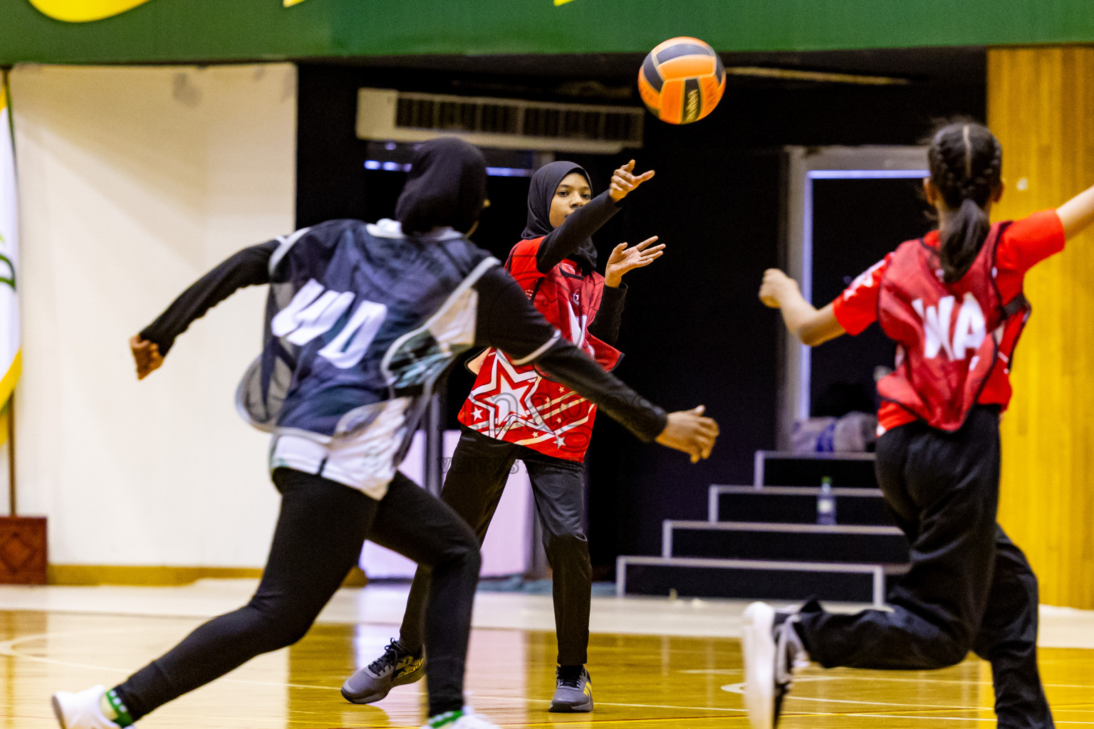 Day 7 of 25th Inter-School Netball Tournament was held in Social Center at Male', Maldives on Saturday, 17th August 2024. Photos: Nausham Waheed / images.mv