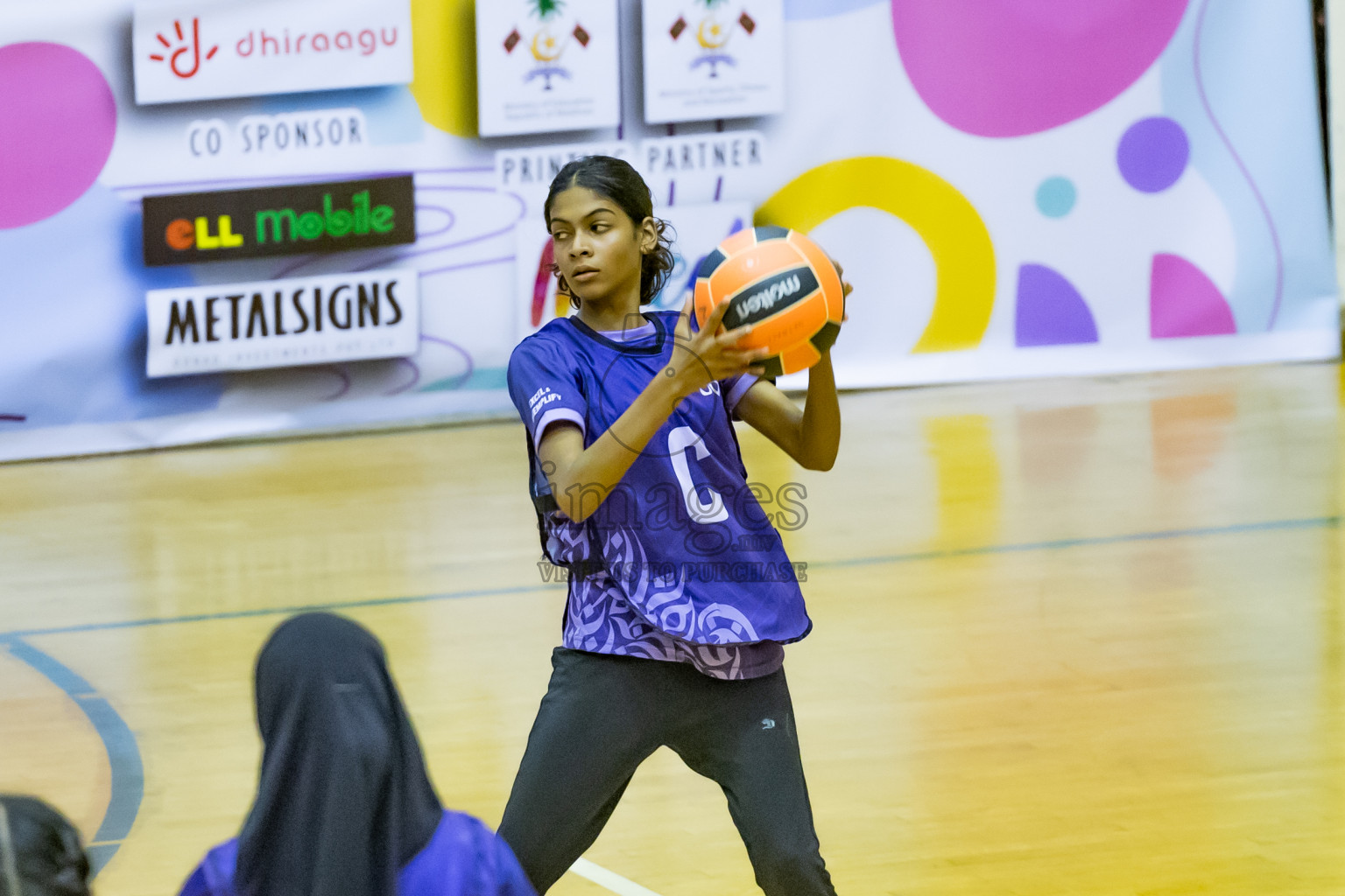 Day 12 of 25th Inter-School Netball Tournament was held in Social Center at Male', Maldives on Thursday, 22nd August 2024.