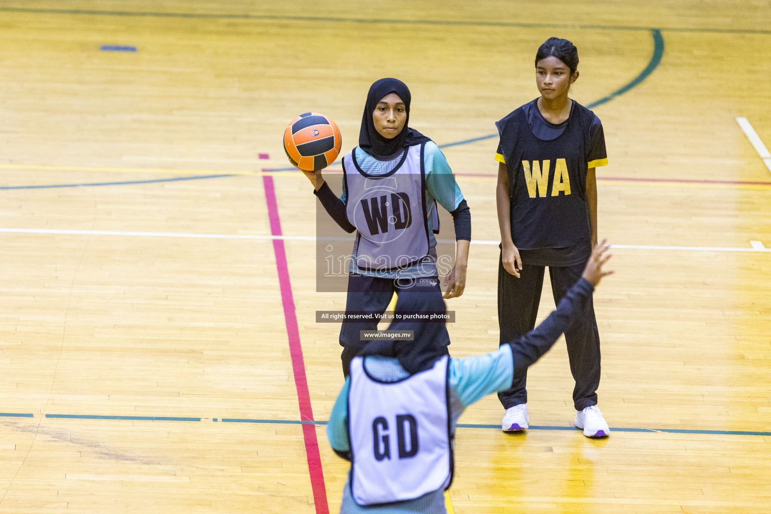 Day7 of 24th Interschool Netball Tournament 2023 was held in Social Center, Male', Maldives on 2nd November 2023. Photos: Nausham Waheed / images.mv