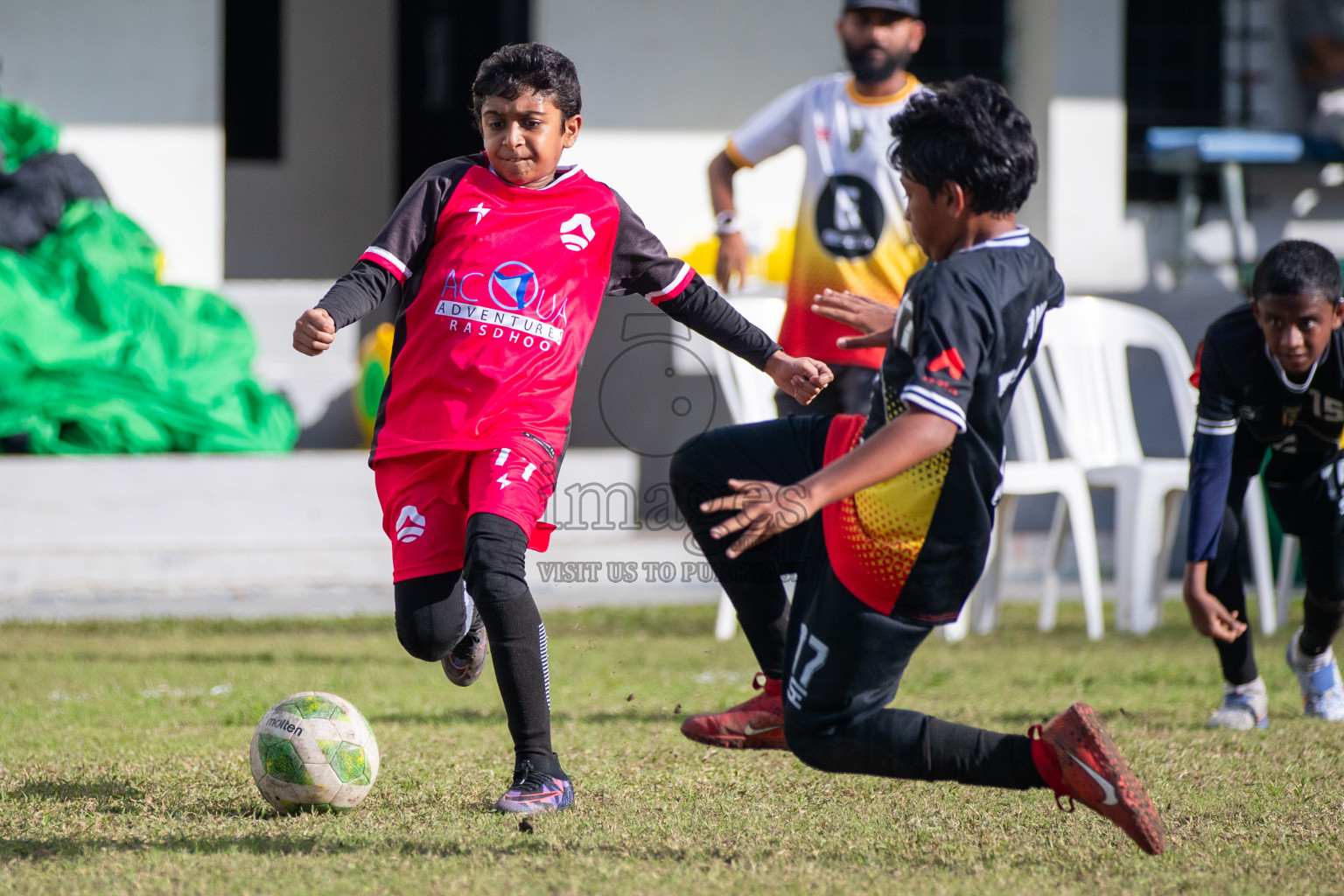 Day 3 of MILO Academy Championship 2024 - U12 was held at Henveiru Grounds in Male', Maldives on Saturday, 6th July 2024. Photos: Mohamed Mahfooz Moosa / images.mv