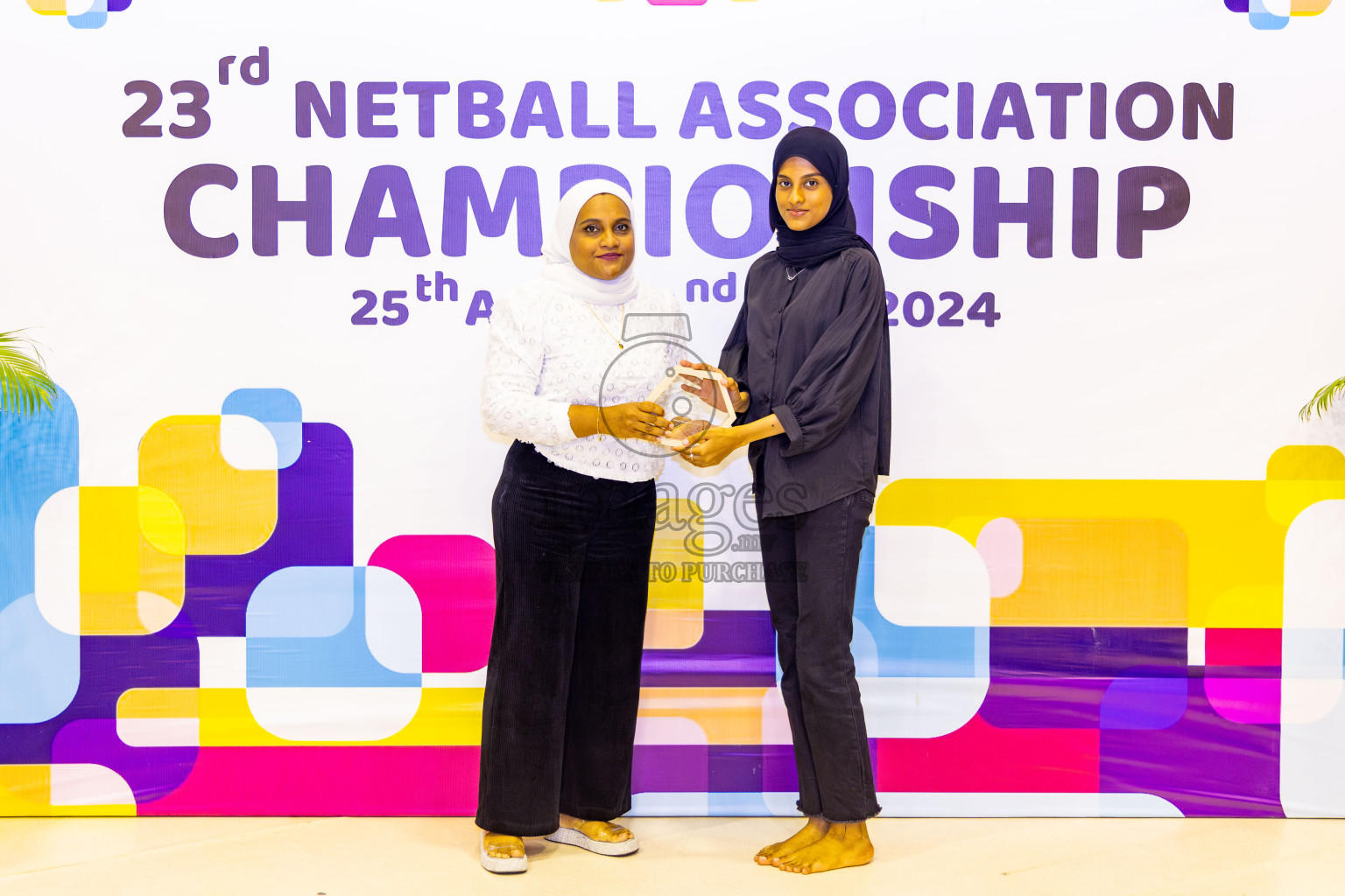 Final of 23rd Netball Association Championship was held in Social Canter at Male', Maldives on Sunday, 5th May 2024. Photos: Nausham Waheed / images.mv