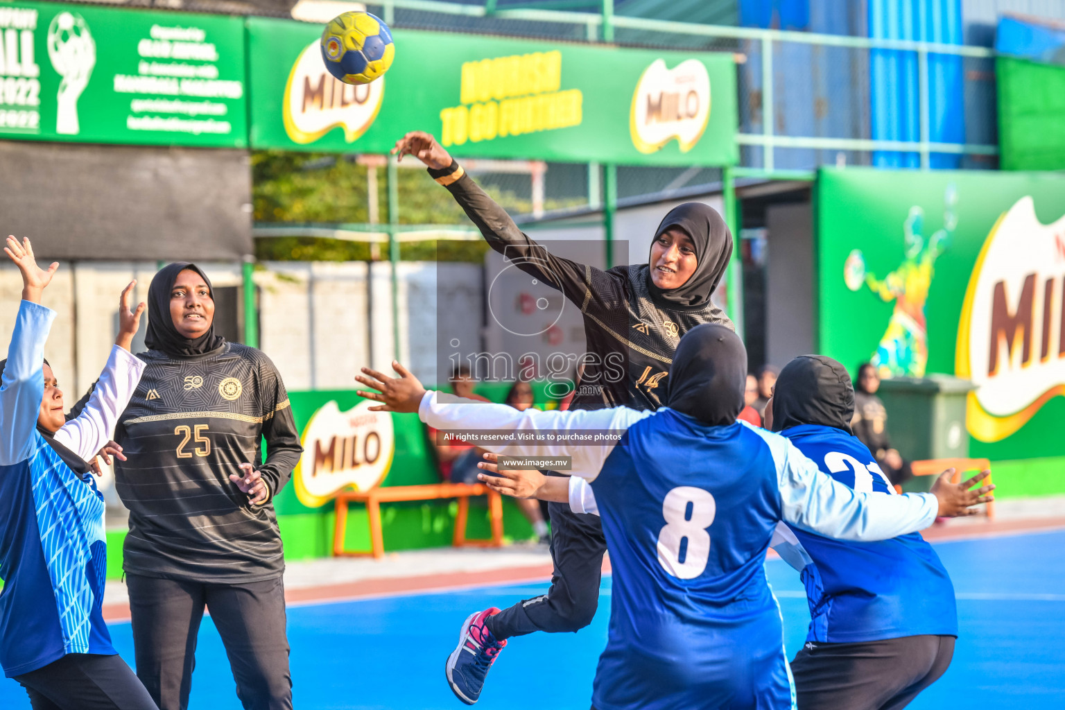 Day 9 of Milo 6th Inter Office Handball Tournament 2022 - Photos by Nausham Waheed