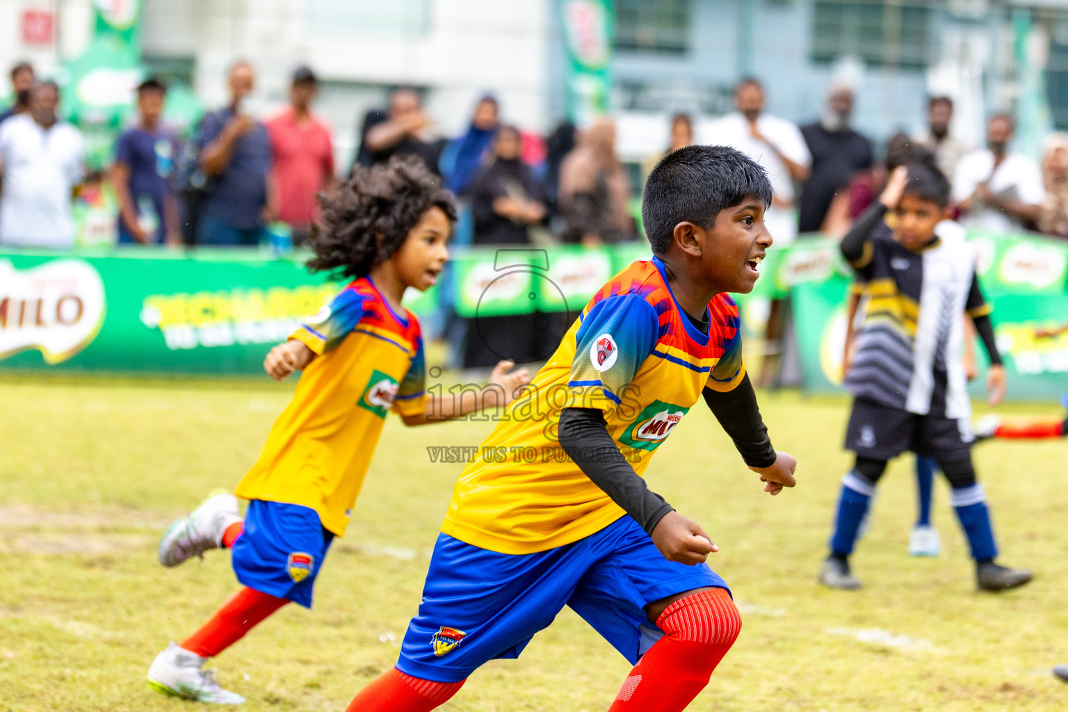 Day 1 of MILO SVAM Juniors 2025 (U-8) was held at Henveiru Stadium in Male', Maldives on Thursday, 26th June 2025. Photos: Mohamed Mahfooz Moosa / images.mv