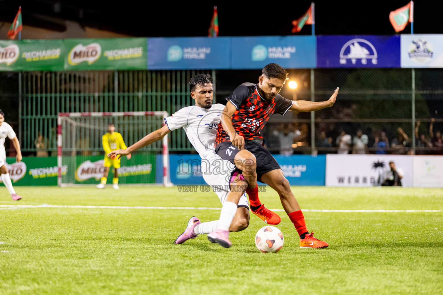 Day 4 of Milo Sector League 2025 was held in Rehendhi Futsal Ground, Hulhumale', Maldives on Tuesday, 4th November 2025. Photos: Hassan Simah / images.mv