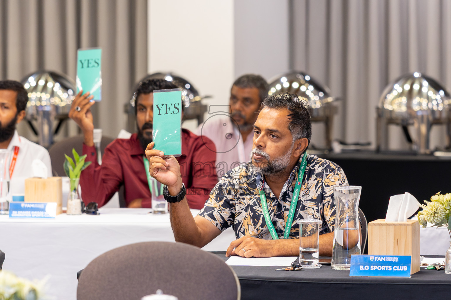 FAM Ordinary Congress 2025 was held on Friday, 27th June 2025, at Meerumaa in Male', Maldives
Photos: Ismail Thoriq / images.mv