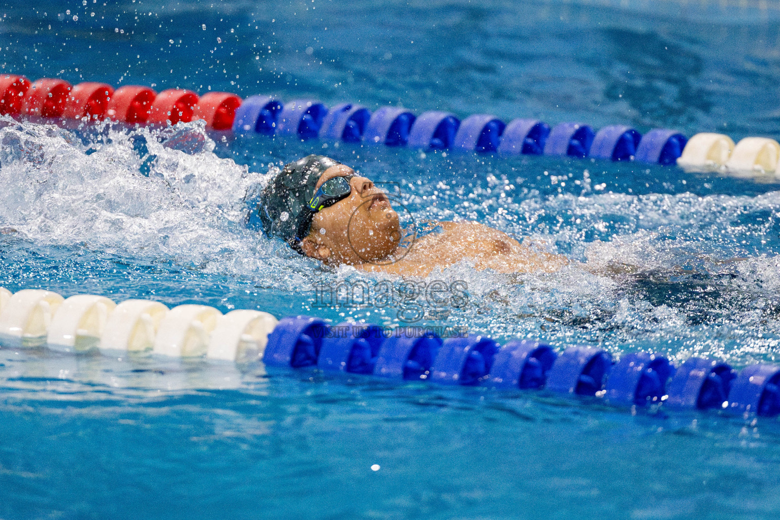 Day 4 of National Swimming Championship 2024 held in Hulhumale', Maldives on Monday, 16th December 2024. Photos: Hassan Simah / images.mv