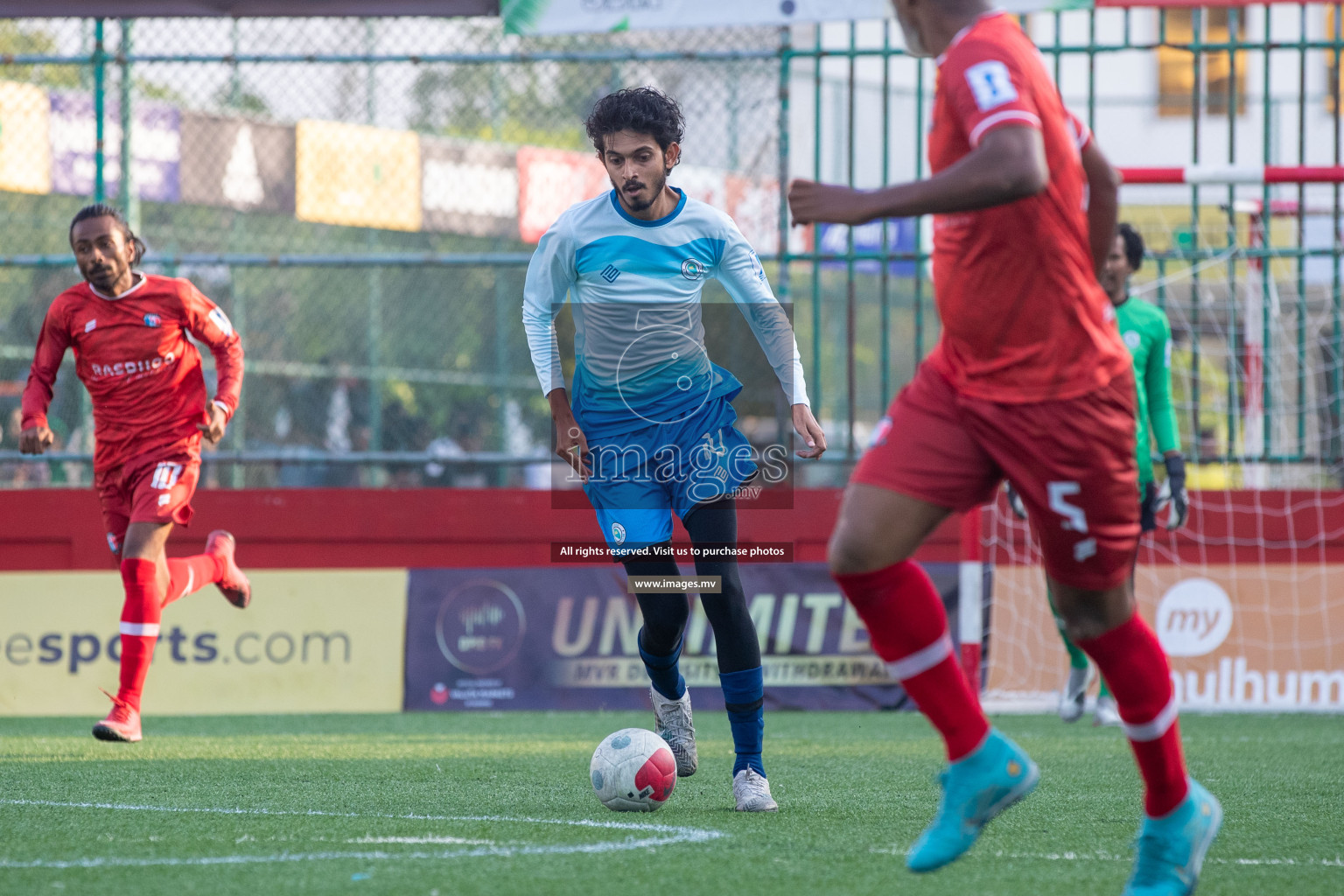 AA. Rasdhoo vs AA. Thoddoo in Day 7 of Golden Futsal Challenge 2023 on 11 February 2023 in Hulhumale, Male, Maldives