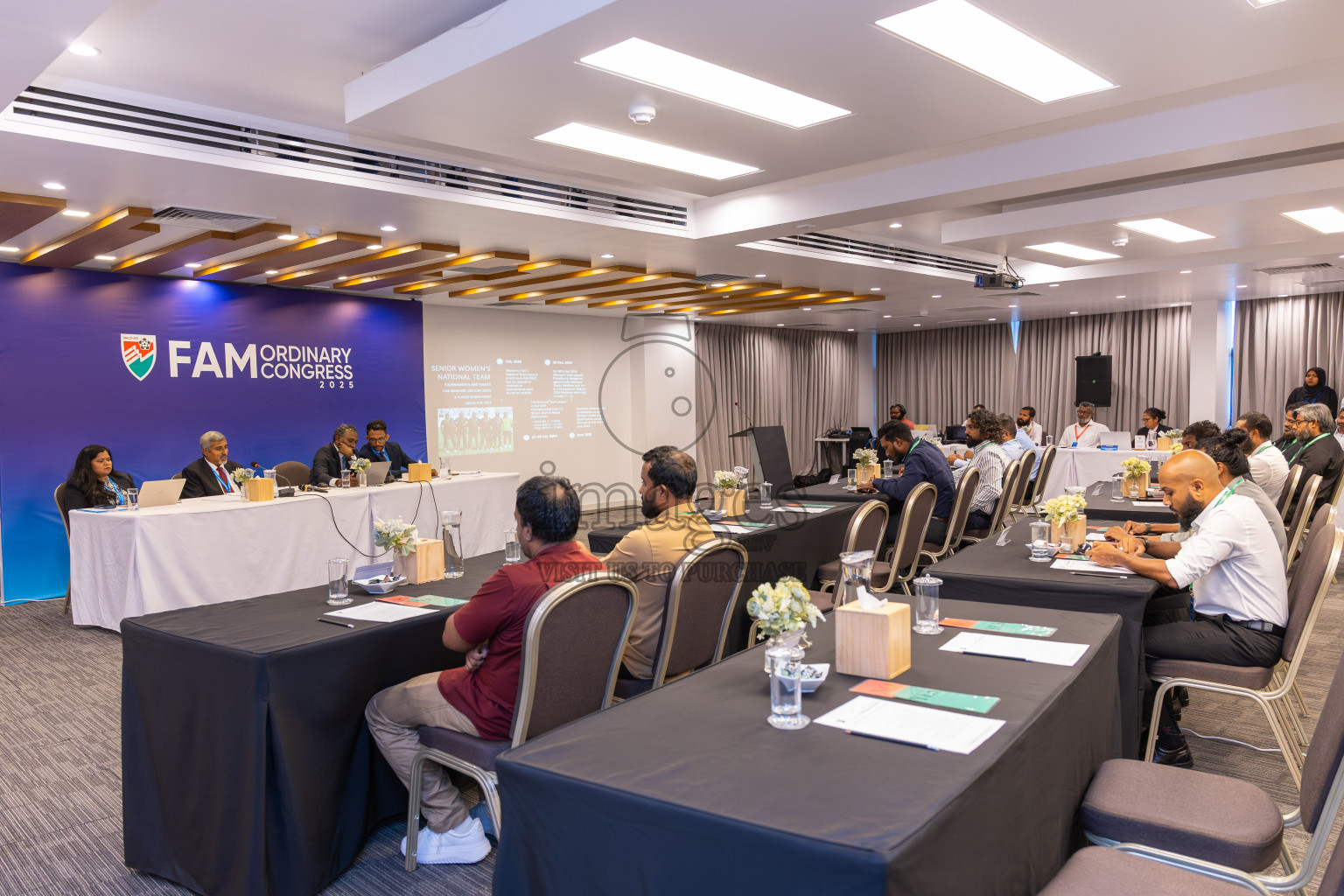 FAM Ordinary Congress 2025 was held on Friday, 27th June 2025, at Meerumaa in Male', Maldives
Photos: Ismail Thoriq / images.mv