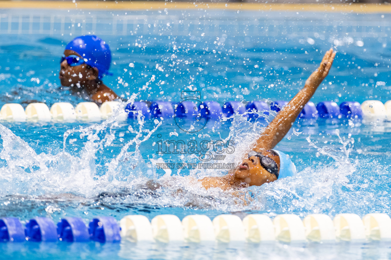 Day 4 of BML 6th National Kids Swimming Kids Festival 2025 held in Hulhumale', Maldives on Thursday, 6th November 2024. Photos: Hassan Simah / images.mv