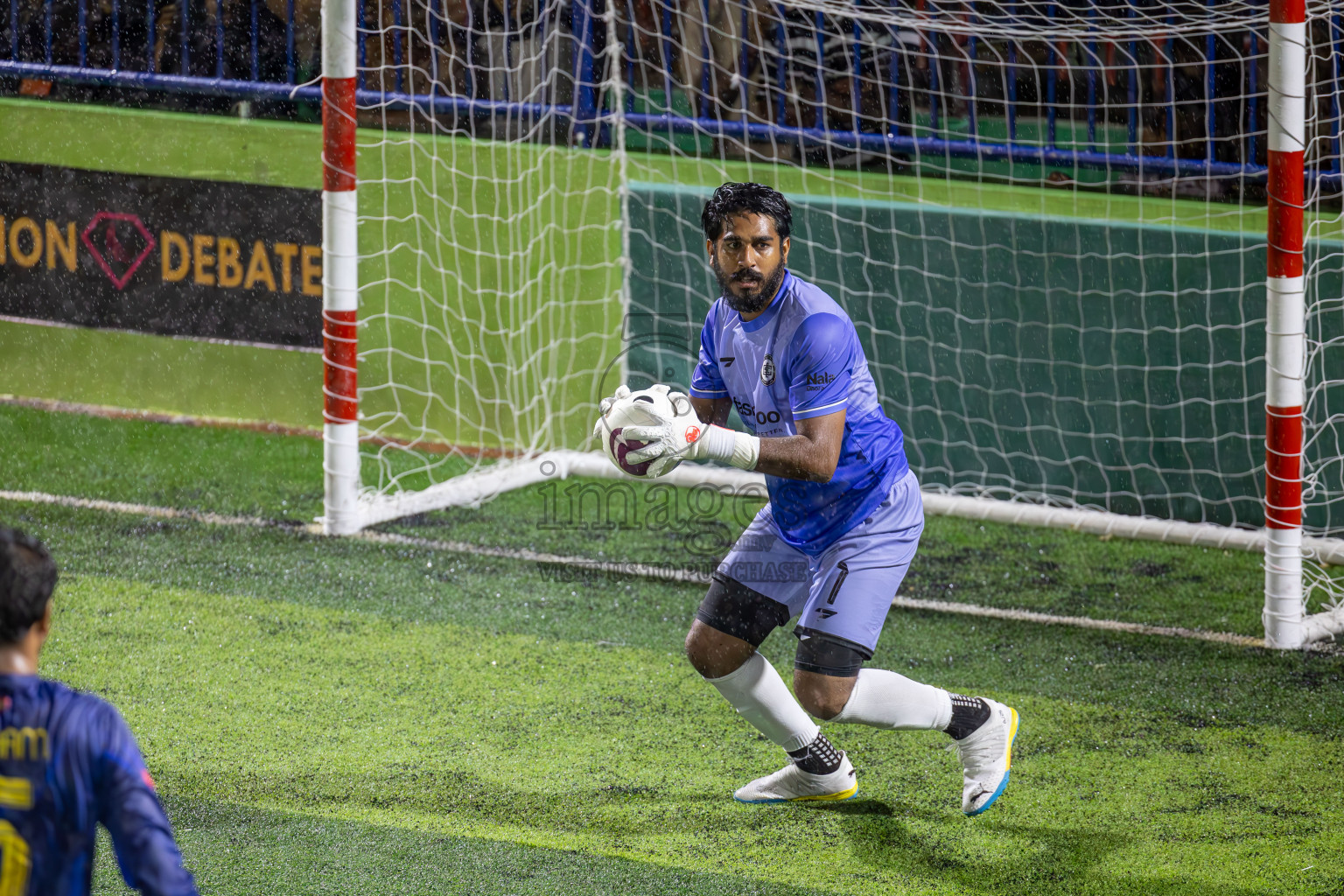 United V vs CC Sports Club in Semi Final of Eydhafushi Futsal Cup 2024 was held on Monday , 15th April 2024, in B Eydhafushi, Maldives Photos: Ismail Thoriq / images.mv