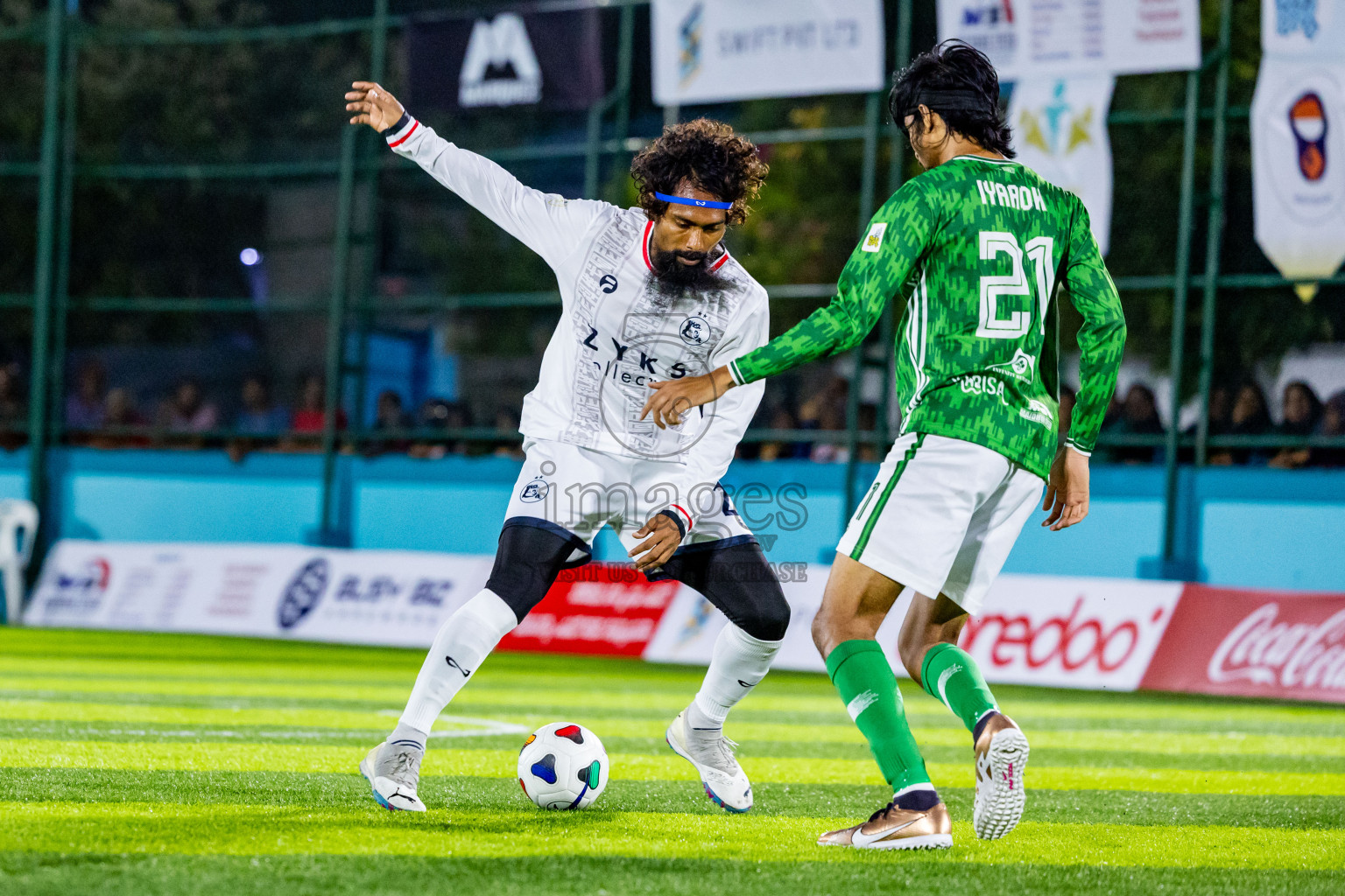 Kovigoani vs FC Baaz in Day 3 of Laamehi Dhiggaru Ekuveri Futsal Challenge 2024 was held on Sunday, 28th July 2024, at Dhiggaru Futsal Ground, Dhiggaru, Maldives Photos: Nausham Waheed / images.mv