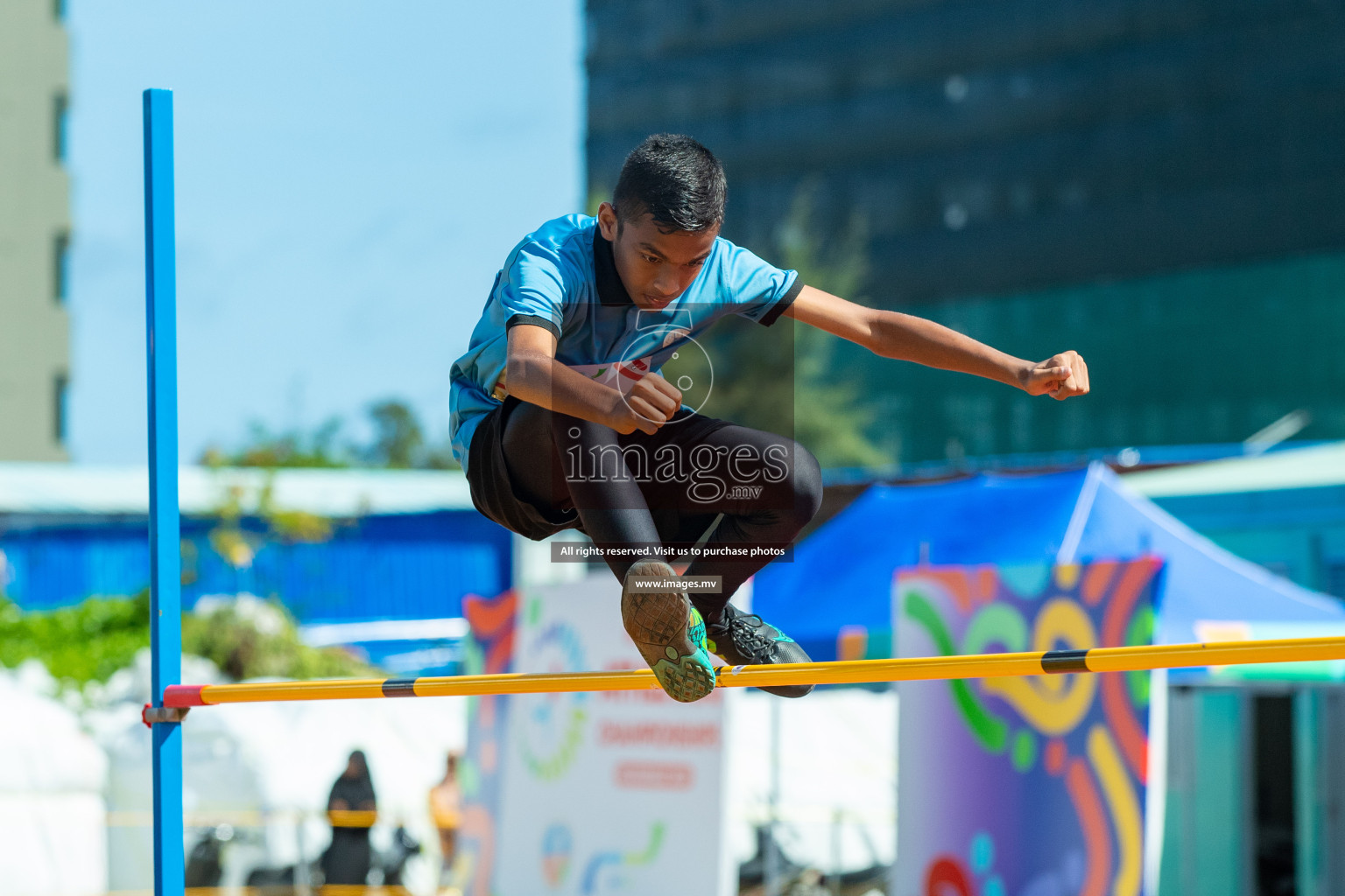 Day three of Inter School Athletics Championship 2023 was held at Hulhumale' Running Track at Hulhumale', Maldives on Tuesday, 16th May 2023. Photos: Nausham Waheed / images.mv