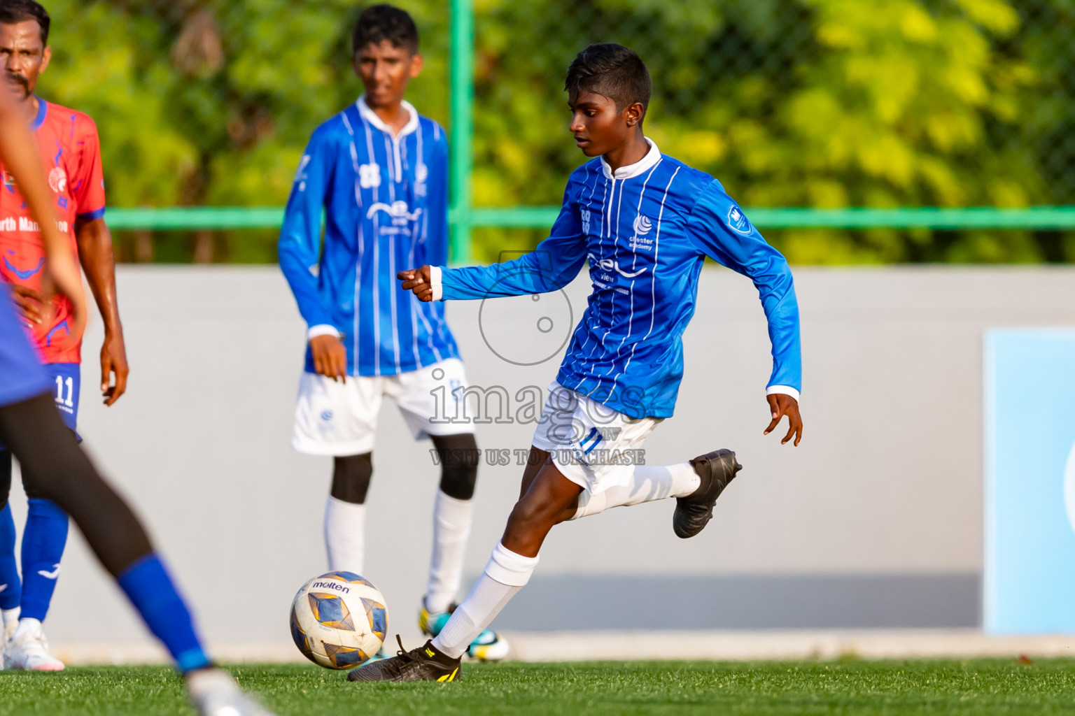 Chester Academy vs Baburu SC from Manadhoo Council Cup 2024 in N Manadhoo Maldives on Tuesday, 20th February 2023. Photos: Nausham Waheed / images.mv