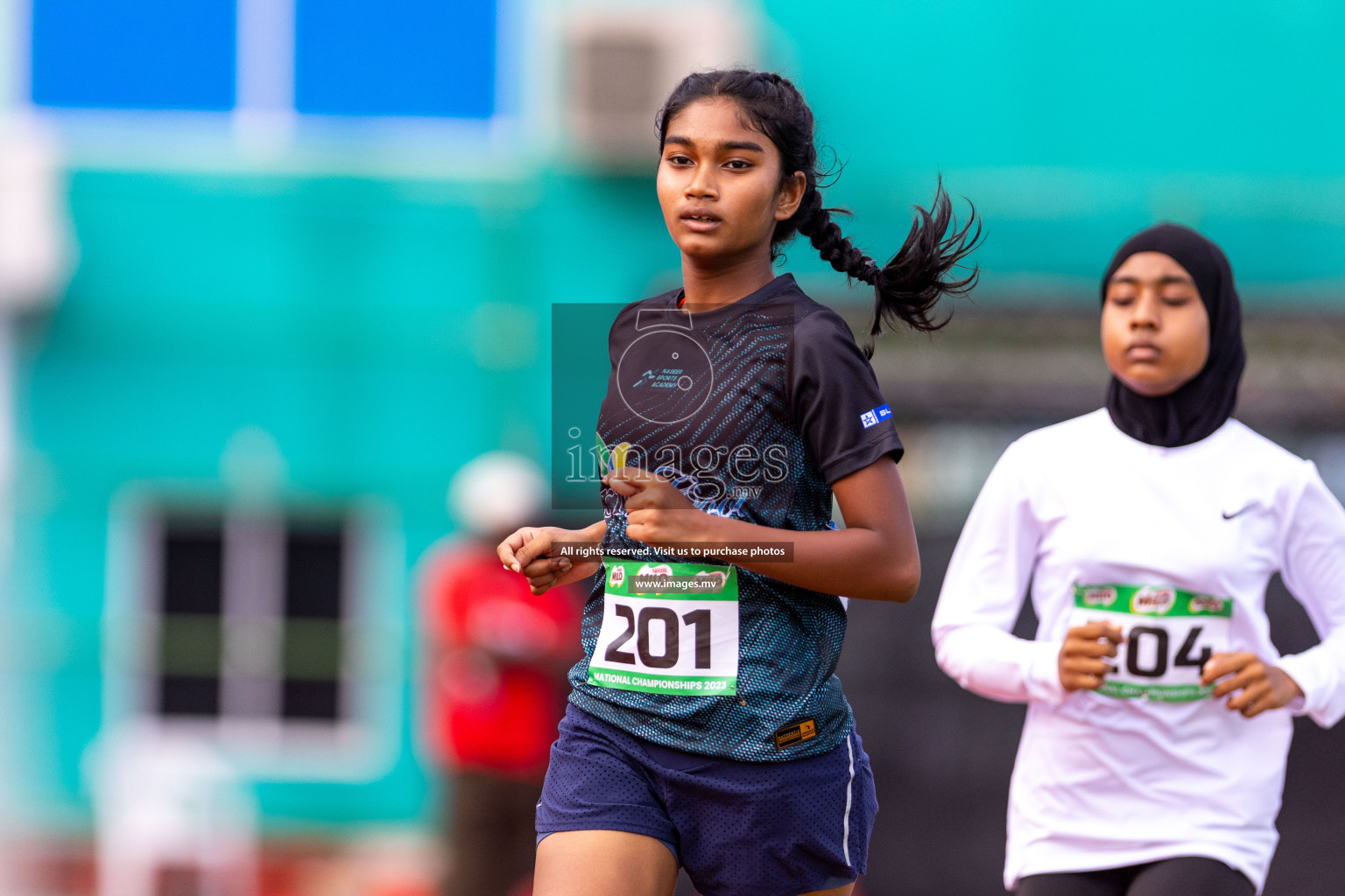 Day 2 of National Athletics Championship 2023 was held in Ekuveni Track at Male', Maldives on Friday, 24th November 2023. Photos: Nausham Waheed / images.mv