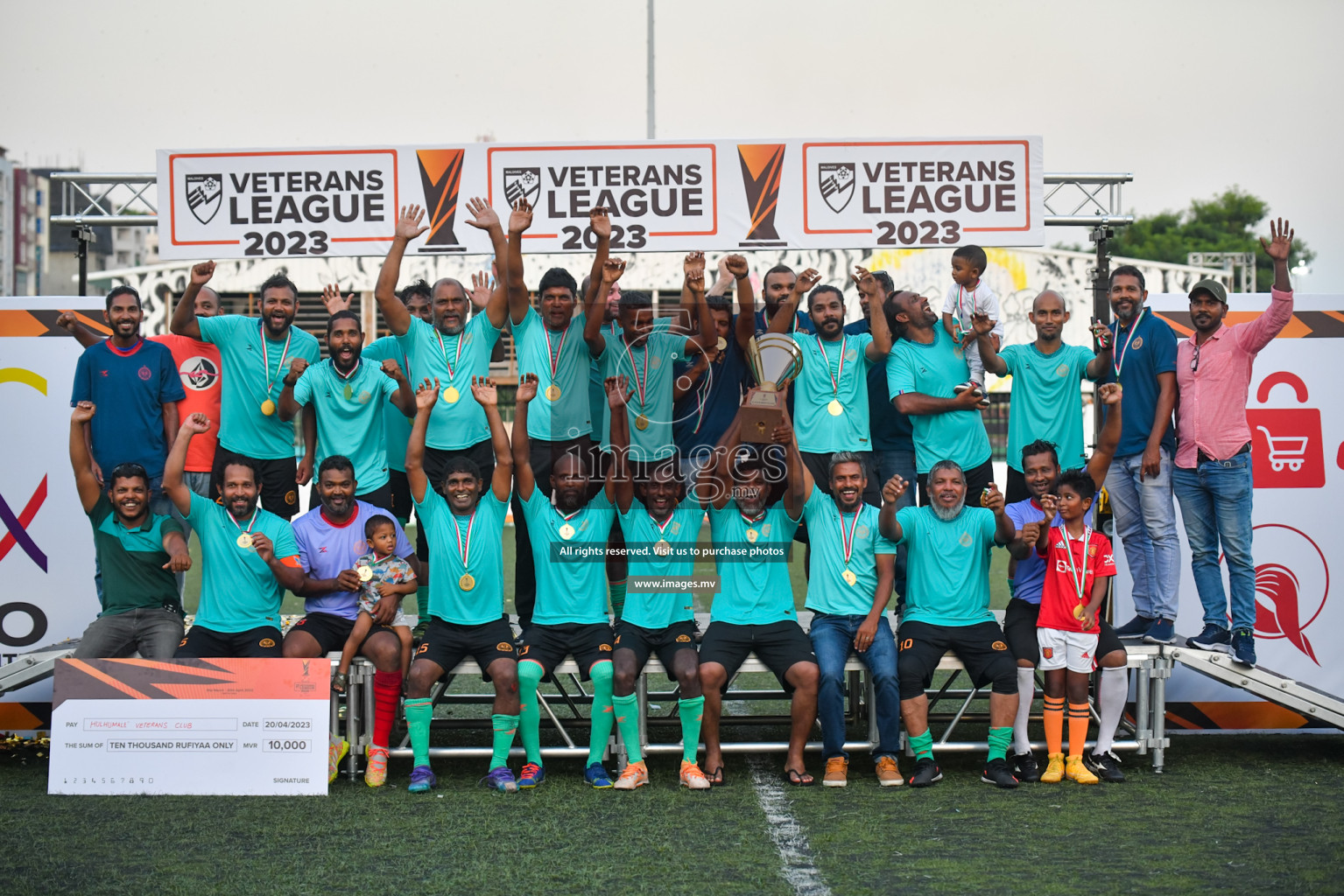 Veterans League 2023 - Final - De Grande SC vs Hulhumale Veterans held in Maafannu Football Stadium, Male', Maldives Photos: Nausham waheed/ Images.mv