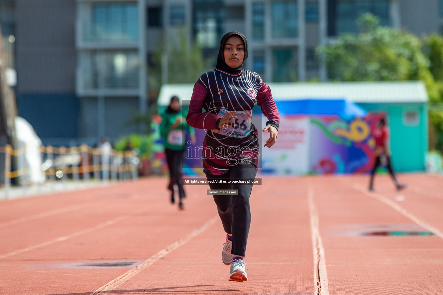 Day two of Inter School Athletics Championship 2023 was held at Hulhumale' Running Track at Hulhumale', Maldives on Sunday, 15th May 2023. Photos: Nausham Waheed / images.mv