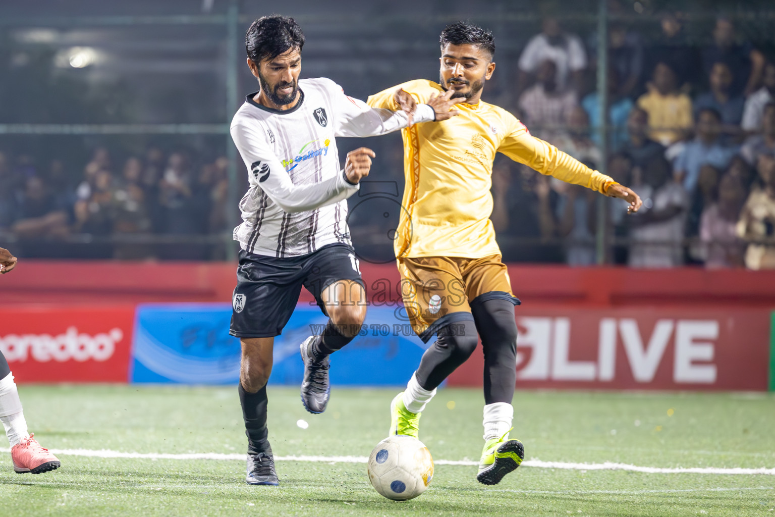 N Holhudhoo vs N Miladhoo in Noonu Atoll Final in Day 24 of Golden Futsal Challenge 2025 was held on Tuesday , 28th January 2025, in Hulhumale', Maldives. Photos: Ismail Thoriq / images.mv