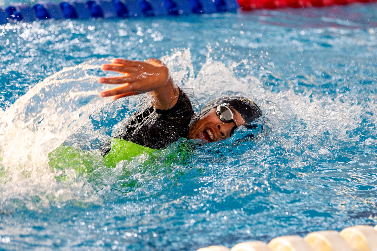 Day 3 of National Swimming Competition 2024 held in Hulhumale', Maldives on Sunday, 15th December 2024. Photos: Hassan Simah / images.mv