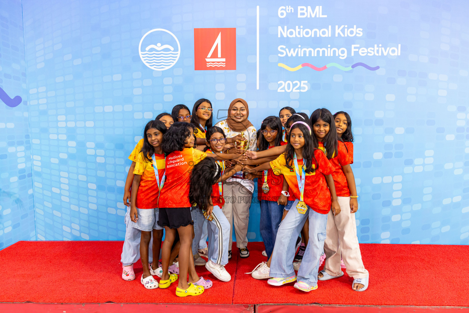 Closing Ceremony of 6th BML National Kids Swimming Kids Festival 2025 held in Hulhumale', Maldives on Saturday, 22nd November 2025. Photos: Nausham Waheed / images.mv