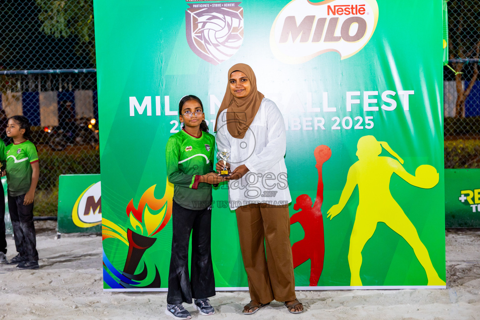 Day 2 of MILO Netball Fest 2025 was held in Cental Park, Hulhumale', Maldives on Friday, 21st November 2025. Photos: Nausham Waheed / images.mv