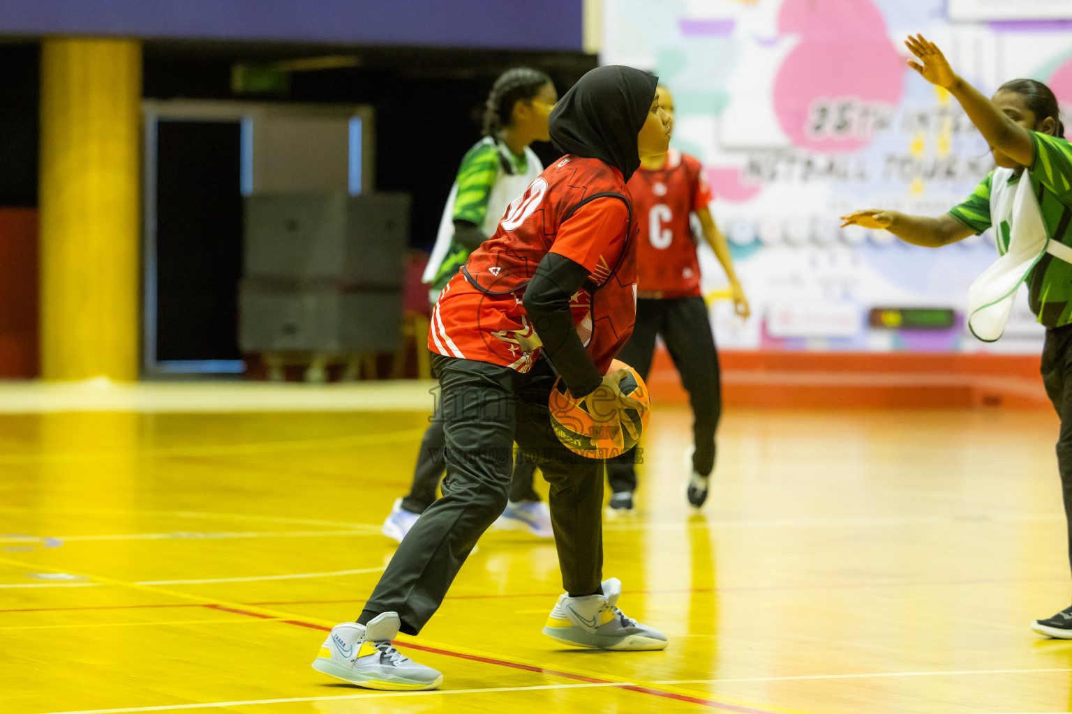 Day 14 of 25th Inter-School Netball Tournament was held in Social Center at Male', Maldives on Sunday, 25th August 2024. Photos: Hasni / images.mv