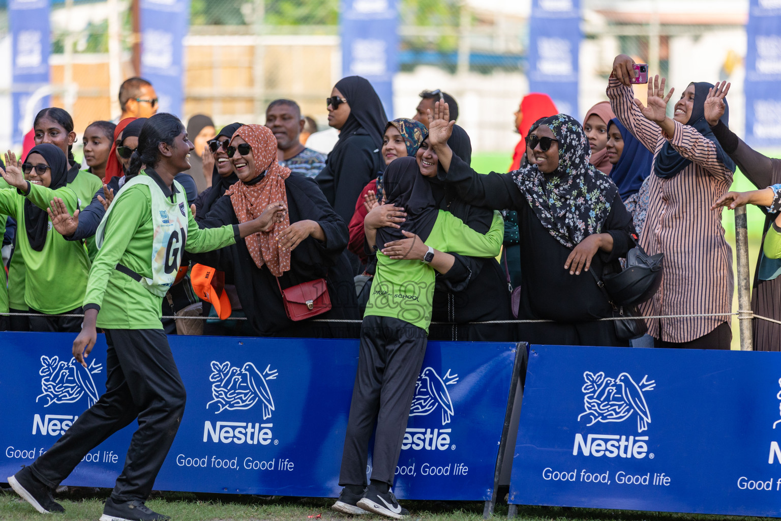 Day 3 of Nestle' Kids Netball Fest 2023 held in Henveyru Stadium, Male', Maldives on Saturday, 2nd December 2023.
Photos: Ismail Thoriq / images.mv