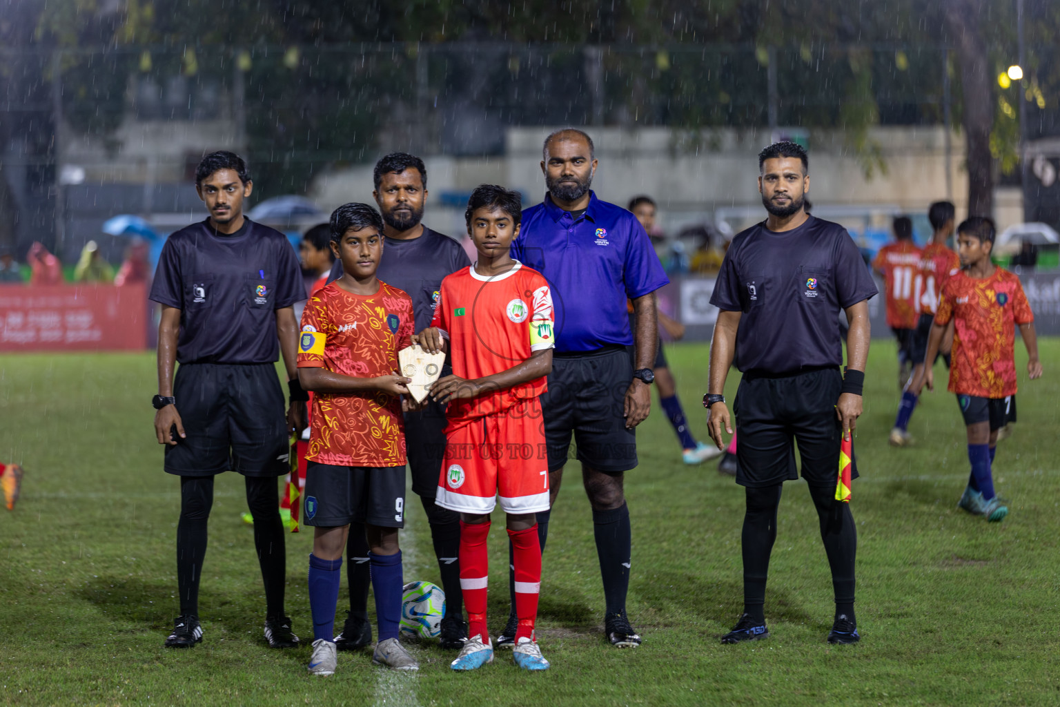 SUS vs Huriyya (U12) in Dhivehi Youth League 2024 - Day 2. Matches held at Henveiru Stadium on 22nd November 2024 , Friday. Photos: Shuu Abdul Sattar/ Images.mv