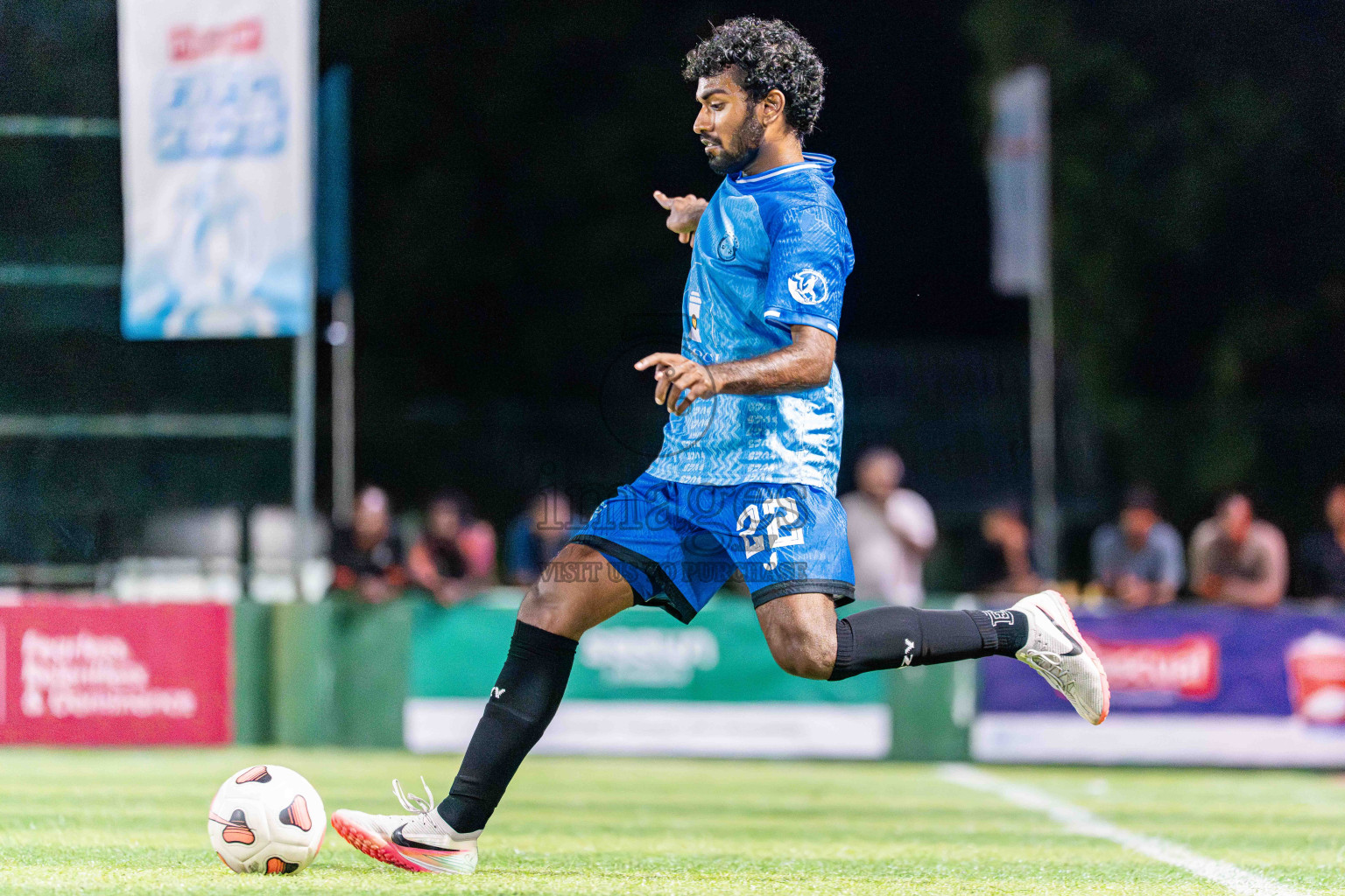 Goalhians VS Foemathi in Day 4 - Fonadhoo Youth Futsal Challenge 2025 held in Fonadhoo Futsal Stadium, L. Fonadhoo, Maldives on Wednesday, 29th October 2025 Photos: Arif Rasheed / images.mv