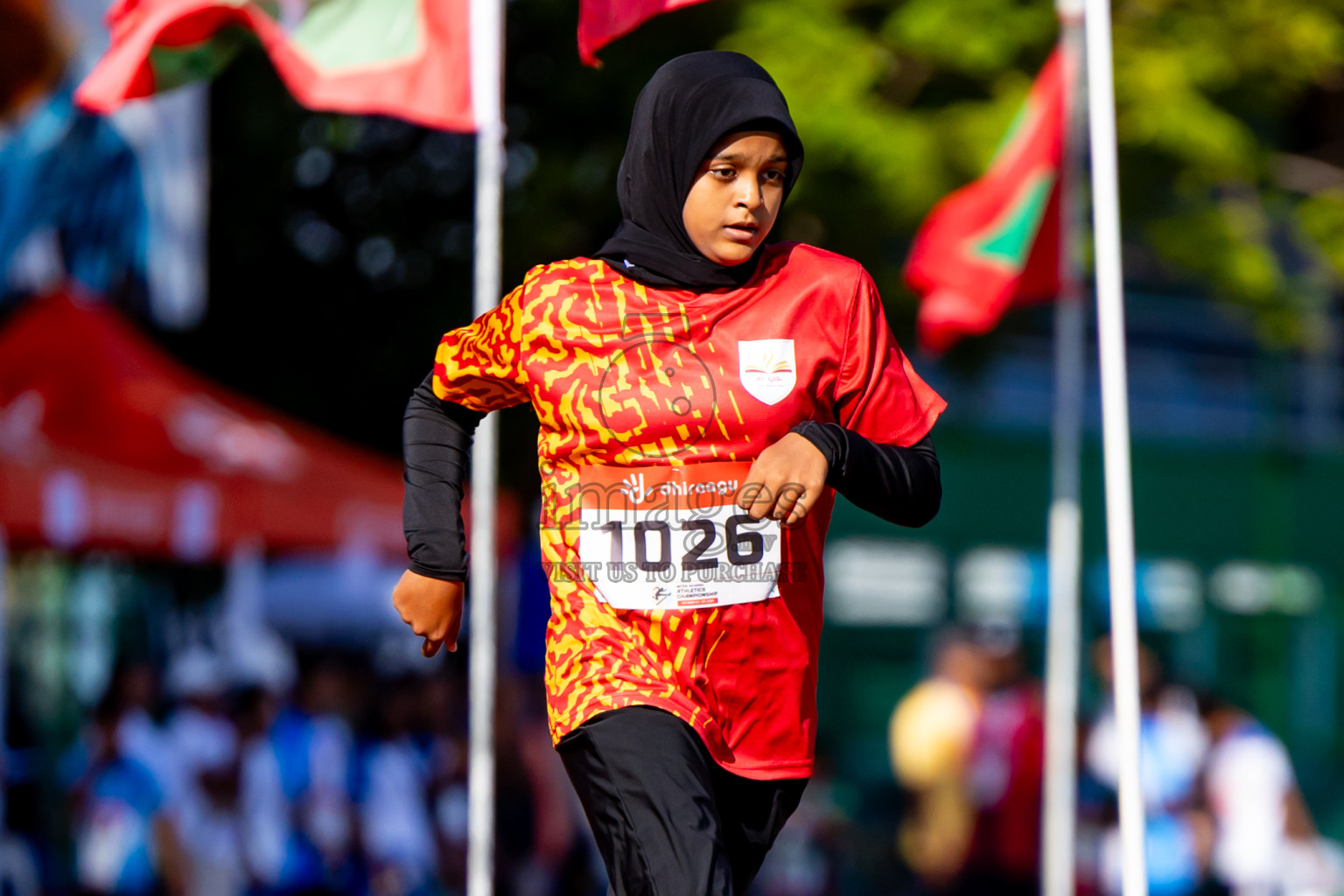 Day 1 of Inter-school Athletics Championship 2025 held in Ekuveni Synthetic Track, Male', Maldives on Monday, 06th October 2025. Photos by: Nausham Waheed / Images.mv
