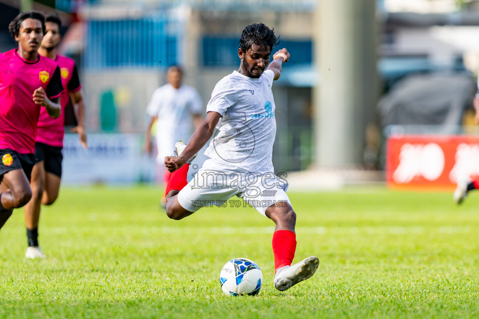 United Victory vs Club Green Street in Day 4 of Under 19 Youth Championship 2024 was held at National Stadium in Male', Maldives on Thursday, 13th June 2024. Photos: Nausham Waheed / images.mv