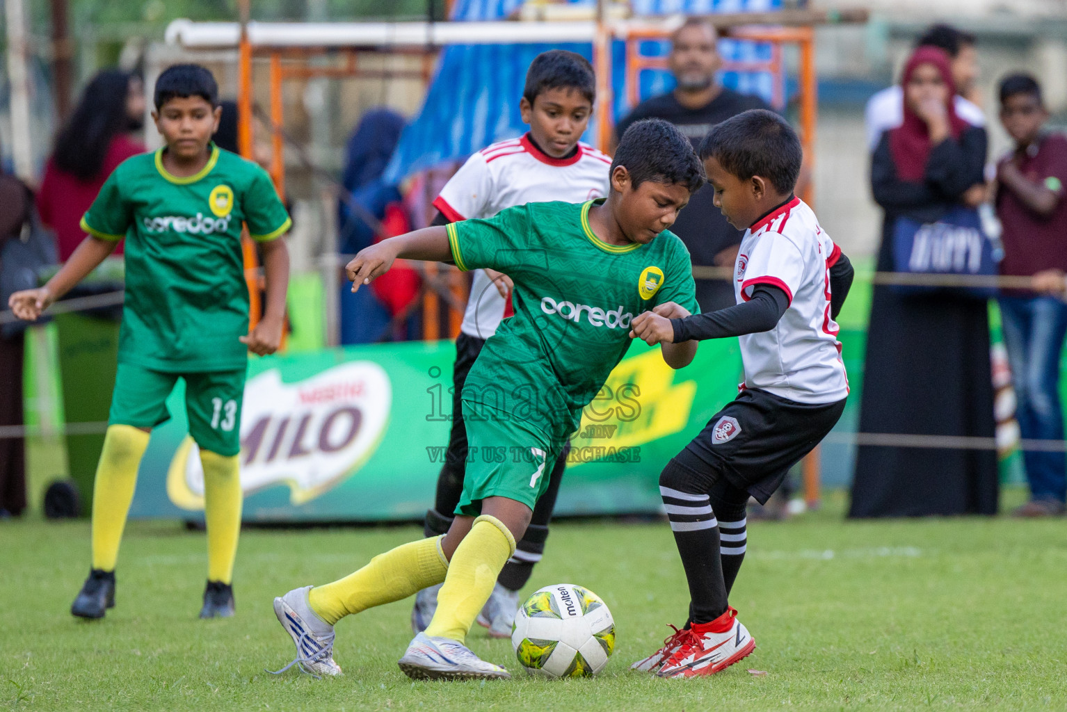 Day 1 of MILO Kids 7s Weekend 2024 held in Male, Maldives on Thursday, 17th October 2024. Photos: Shuu / images.mv