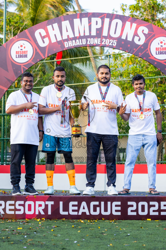 Final of Resort League 2025 (Dhaalu Zone) was held on Saturday, 24th May 2025 in Niyama Private island, Dhaalu Atoll, Maldives. Photos: Nausham Waheed / images.mv