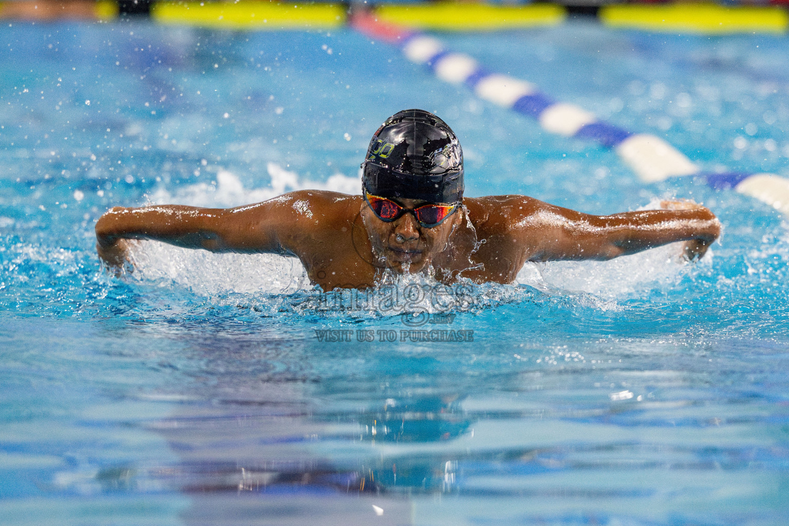 Day 4 of National Swimming Competition 2024 held in Hulhumale', Maldives on Monday, 16th December 2024. 
Photos: Hassan Simah / images.mv