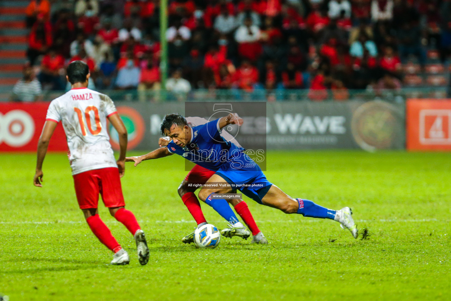 Maldives vs Nepal in SAFF Championship 2021 held on 1st October 2021 in Galolhu National Stadium, Male', Maldives