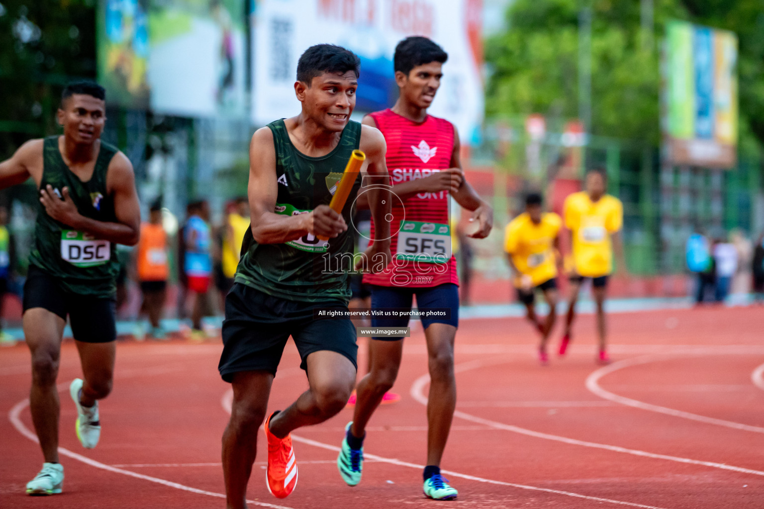 Day 2 of National Athletics Championship 2023 was held in Ekuveni Track at Male', Maldives on Friday, 24th November 2023. Photos: Hassan Simah / images.mv