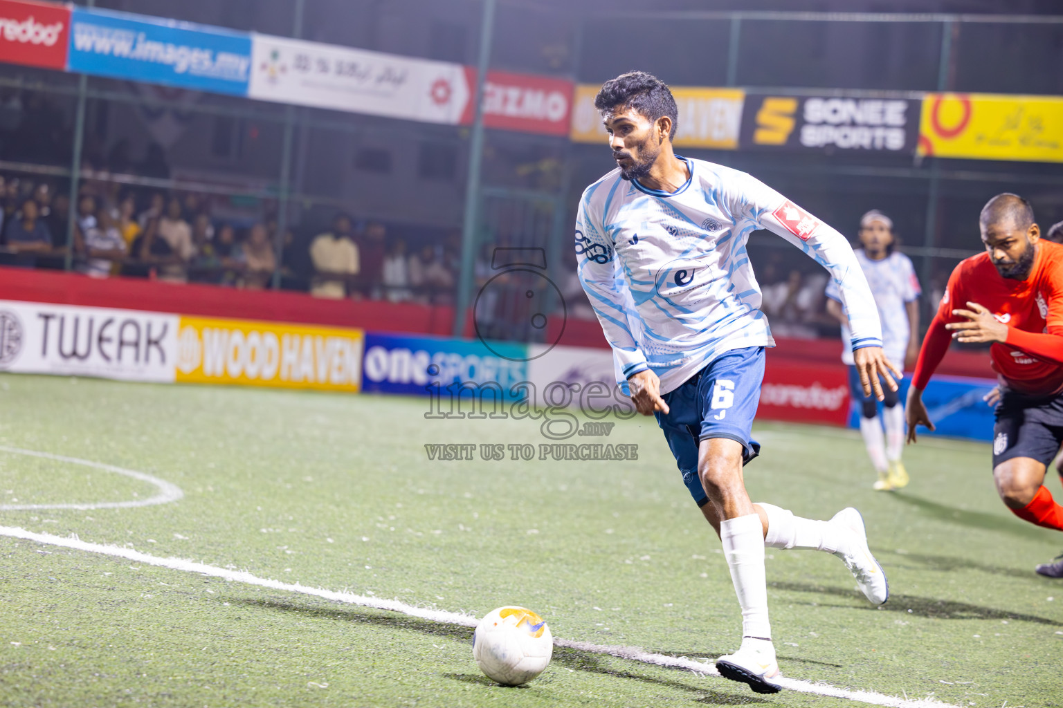 L Gan vs L Maabaidhoo in Day 14 of Golden Futsal Challenge 2025 was held on Saturday, 18th January 2025, in Hulhumale', Maldives. Photos: Ismail Thoriq / images.mv