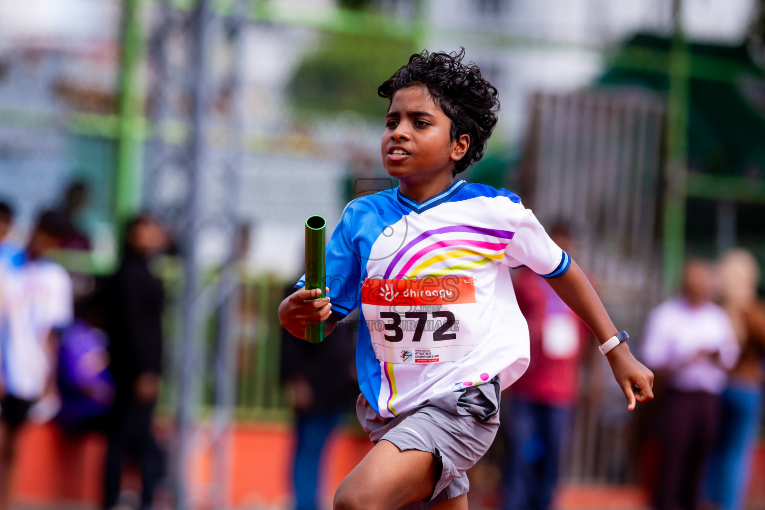 Day 6 of Inter-school Athletics Championship 2025 held in Ekuveni Synthetic Track, Male', Maldives on Sunday, 12th October 2025. Photos by: Nausham Waheed / Images.mv