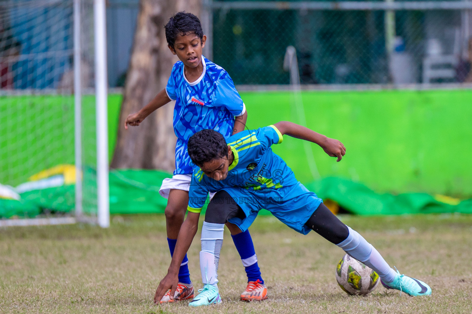 Day 1 of MILO Academy Championship 2024 - U12 was held at Henveiru Grounds in Male', Maldives on Thursday, 4th July 2024. Photos: Shuu Abdul Sattar / images.mv