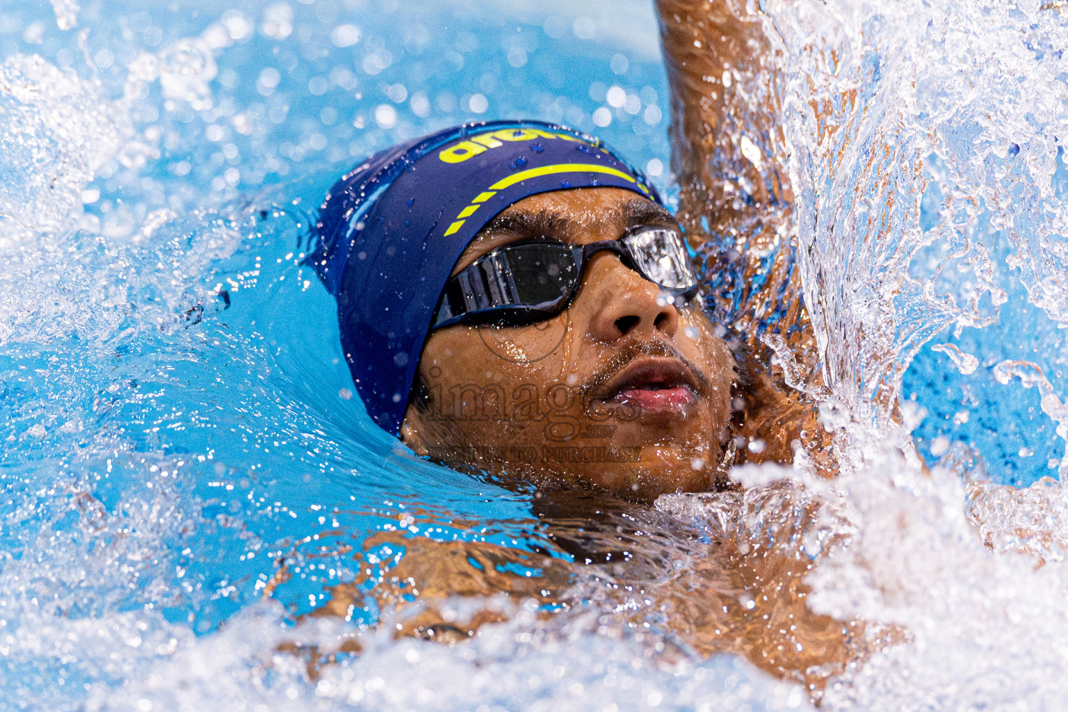 Day 4 of 1st National Short Course Swimming Competition held in Hulhumale', Maldives on Tuesday, 17th June 2025. Photos: Nausham Waheed / images.mv