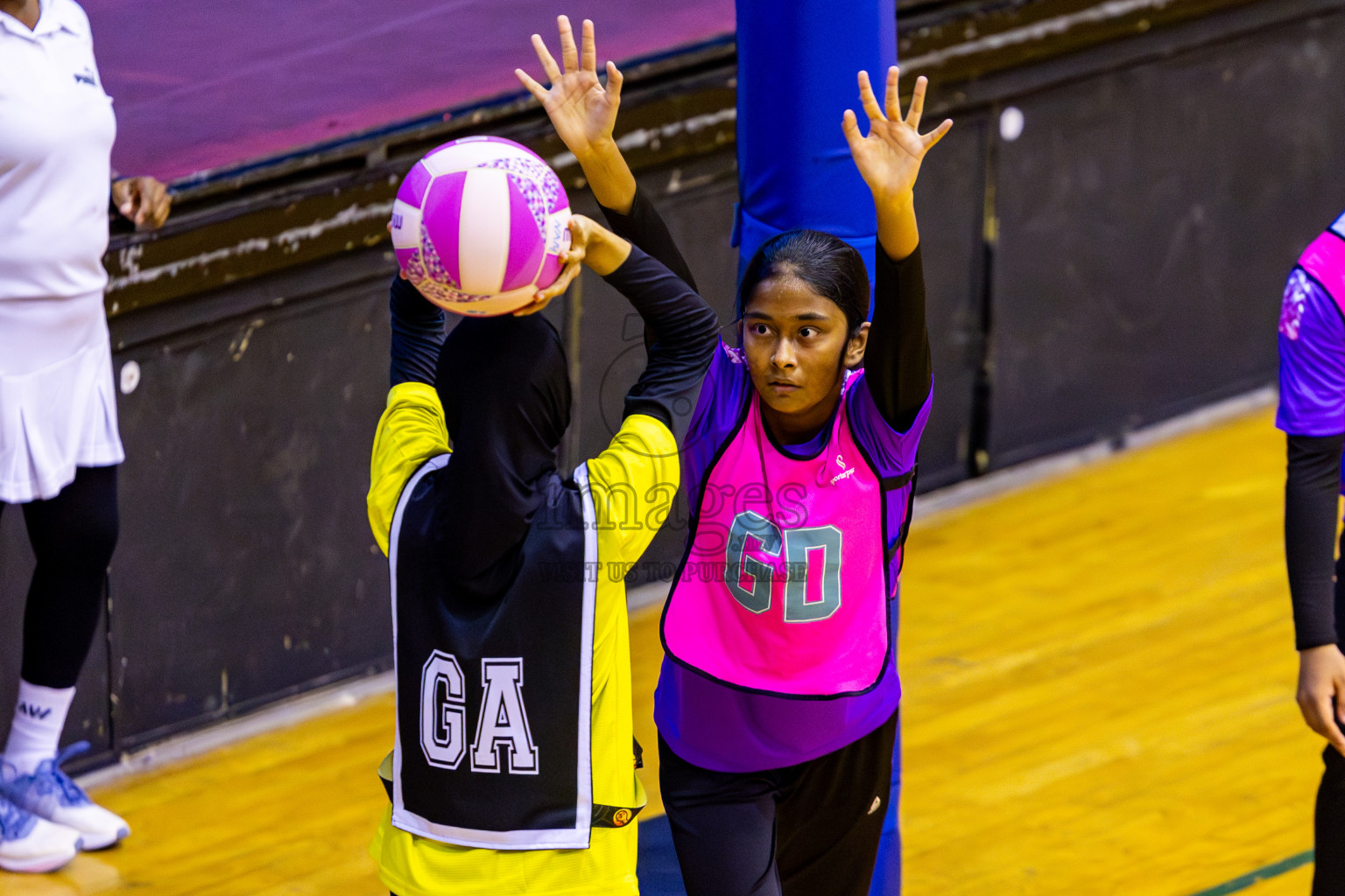 KYRC vs Invicto SC in Day 1 of 24th Milo Netball Association Championship held in Social Center at Male', Maldives on Monday, 1st September 2025. Photos: Nausham Waheed / images.mv