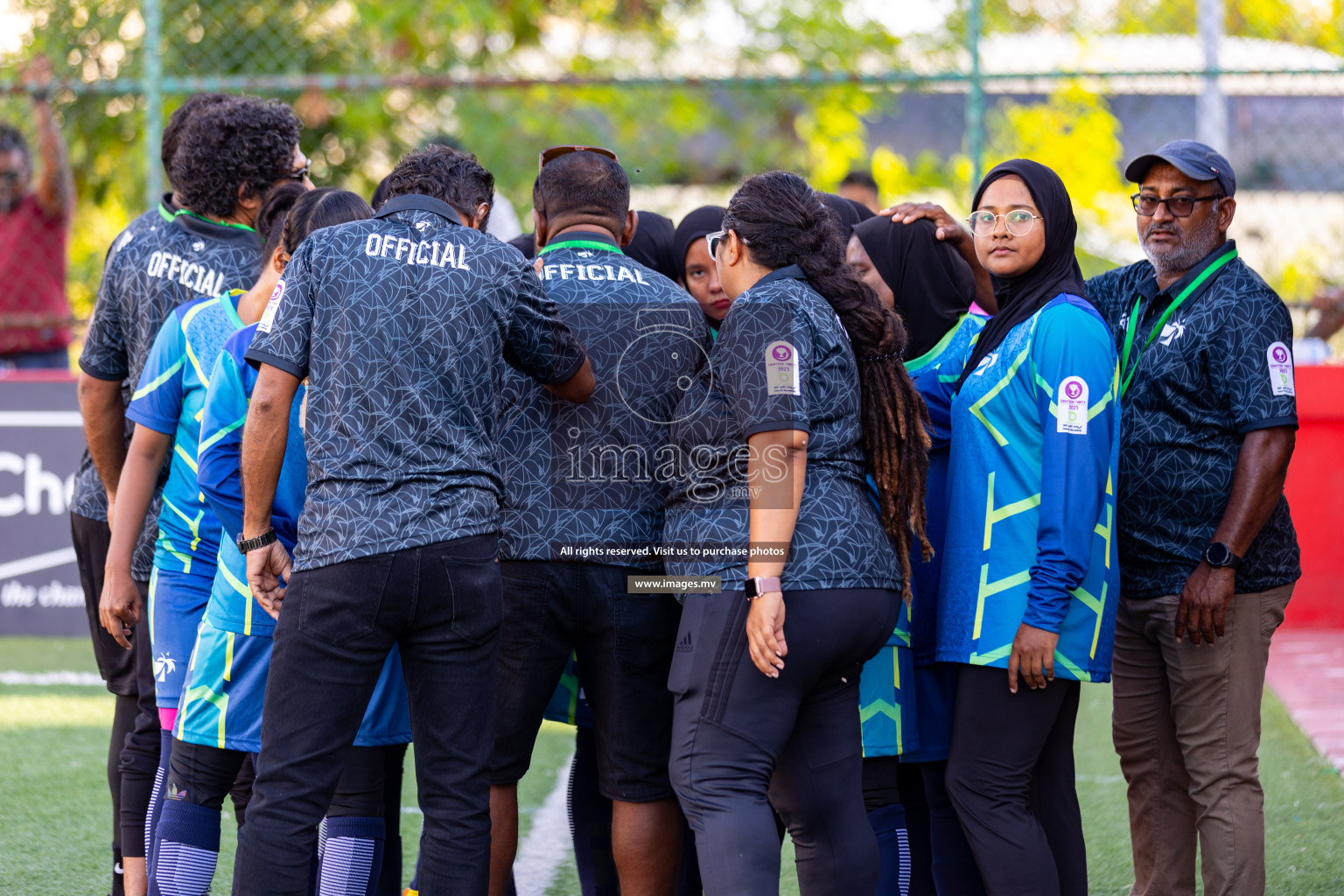 WAMCO vs MACL in 18/30 Futsal Fiesta Classic 2023 held in Hulhumale, Maldives, on Tuesday, 18th July 2023 Photos: Hassan Simah / images.mv