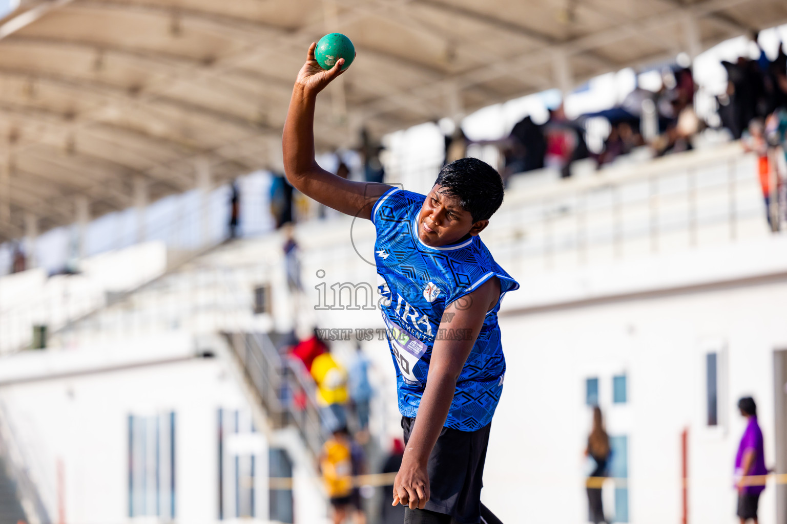 Day 5 of MWSC Interschool Athletics Championships 2024 held in Hulhumale Running Track, Hulhumale, Maldives on Wednesday, 13th November 2024. Photos by: Nausham Waheed / Images.mv