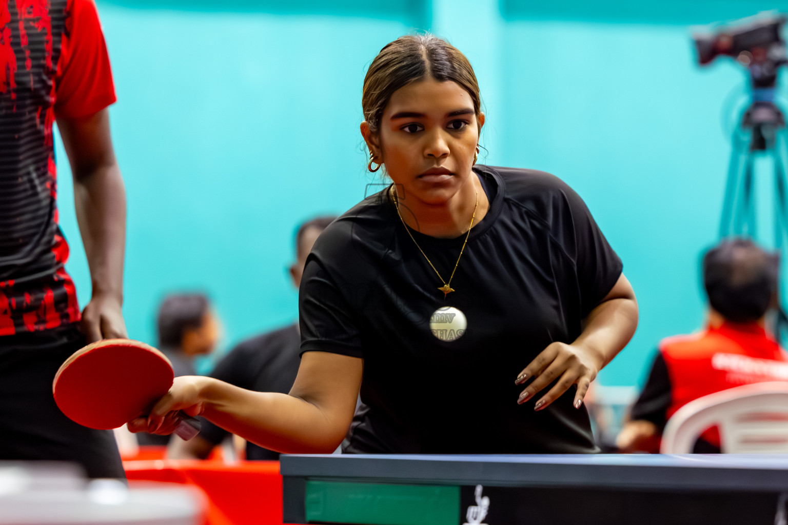 Day 2 of BML 63rd National Table Tennis Tournament 2025 was held on Tuesday, 26th August 2025 in Male' TT Hall, Male', Maldives. Photos: Nausham Waheed / images.mv