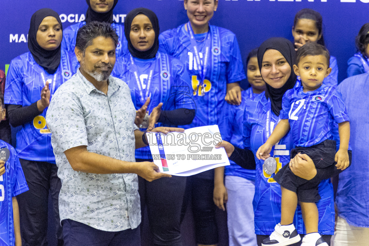 Final of Women's Division of Volleyball Association Cup 2023 held in Male', Maldives on Tuesday, 9th January 2024 at Social Center Indoor Hall Photos By: Nausham Waheed /images.mv