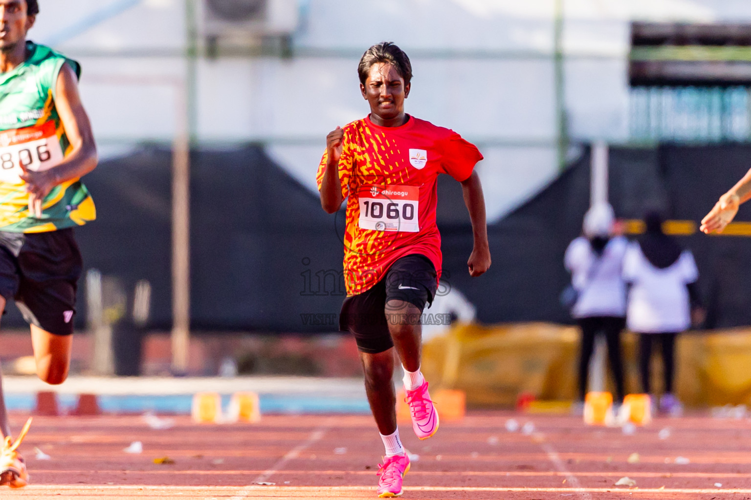 Day 1 of Inter-school Athletics Championship 2025 held in Ekuveni Synthetic Track, Male', Maldives on Monday, 06th October 2025. Photos by: Nausham Waheed / Images.mv