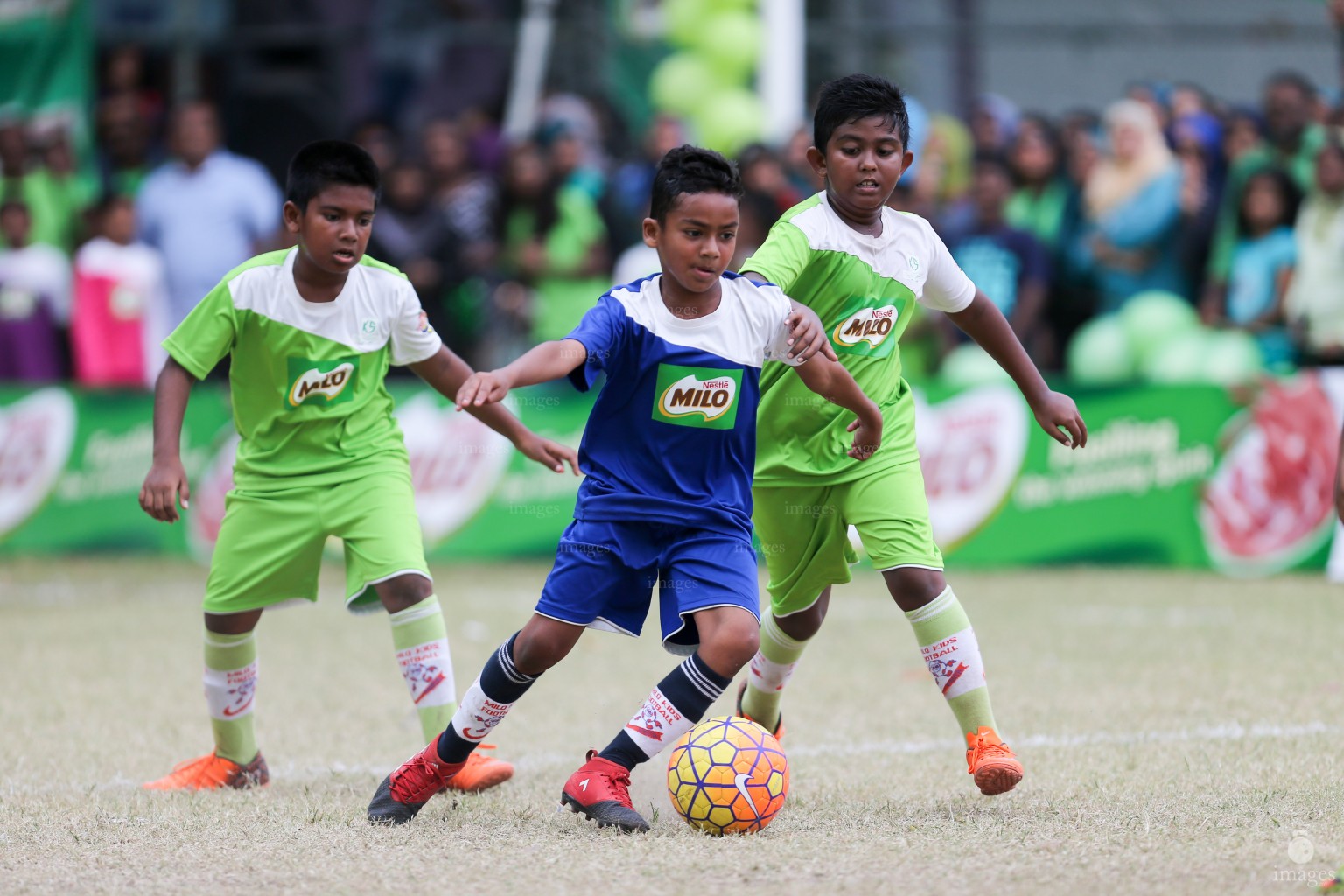 Finals of Milo Kids Football Fiesta in Male', Maldives, Saturday, February 18, 2017.(Images.mv Photo/ Hussain Sinan).