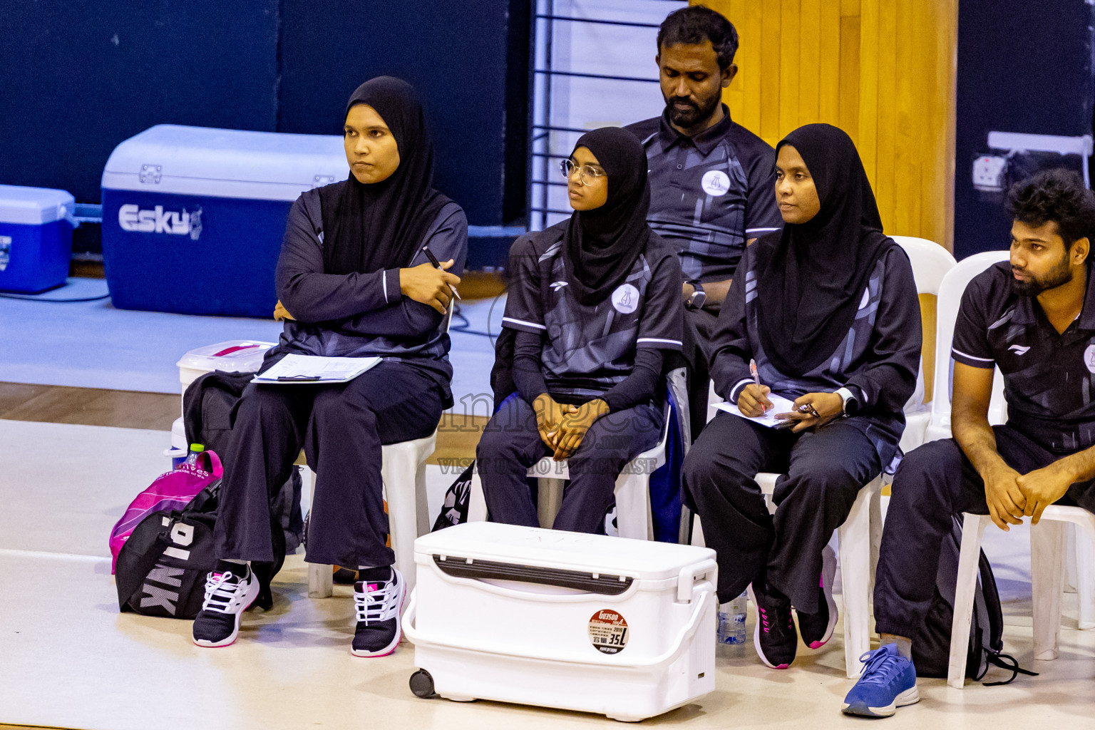 Day 3 of 25th Inter-School Netball Tournament was held in Social Center at Male', Maldives on Sunday, 11th August 2024. Photos: Nausham Waheed / images.mv