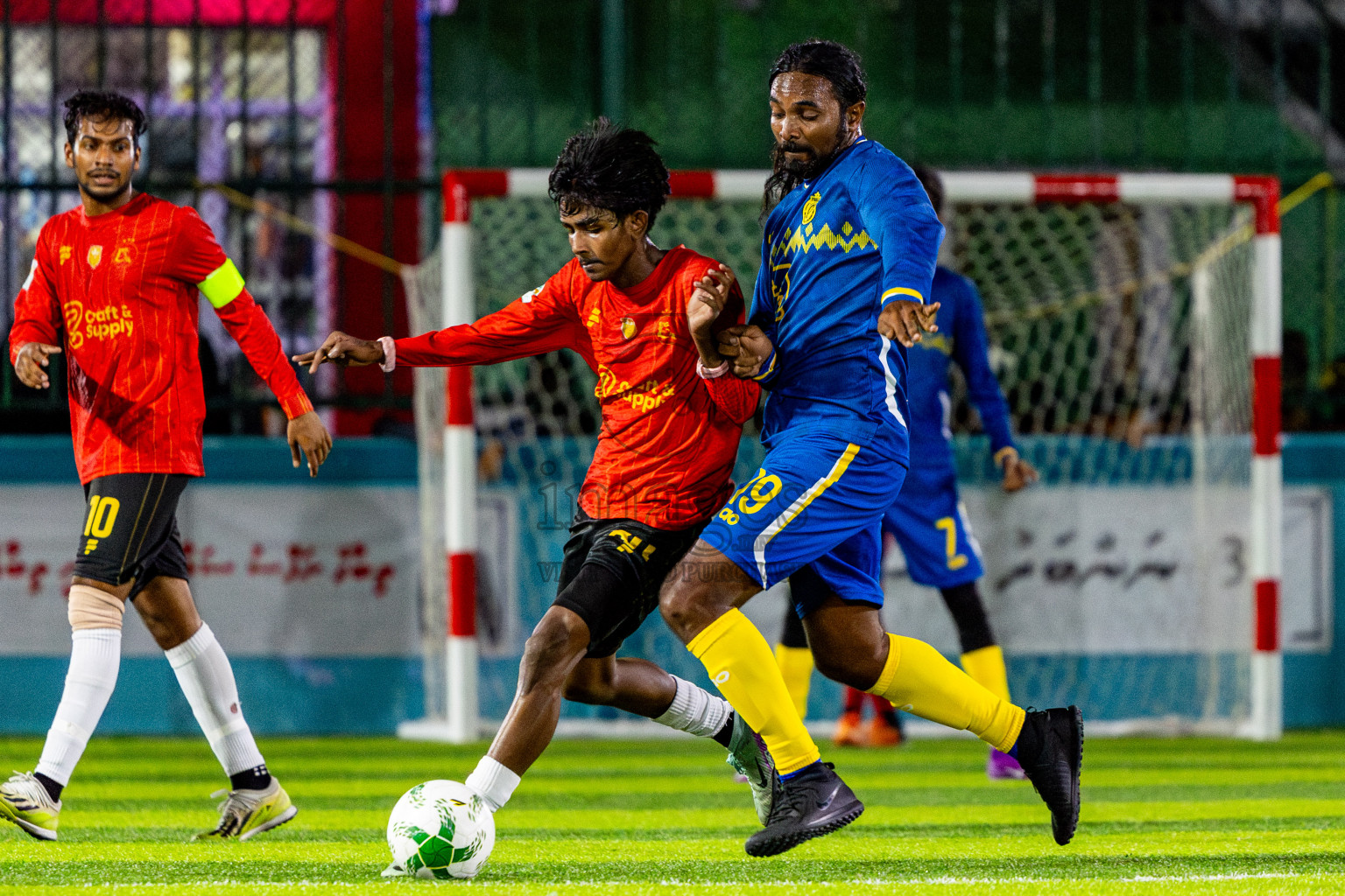 J Kovi Goani vs Fools SC in Day 2 of Laamehi Dhiggaru Ekuveri Futsal Challenge 2025 was held on Friday, 25th July 2025, at Dhiggaru Futsal Ground, Dhiggaru, Maldives Photos: Nausham Waheed  / images.mv