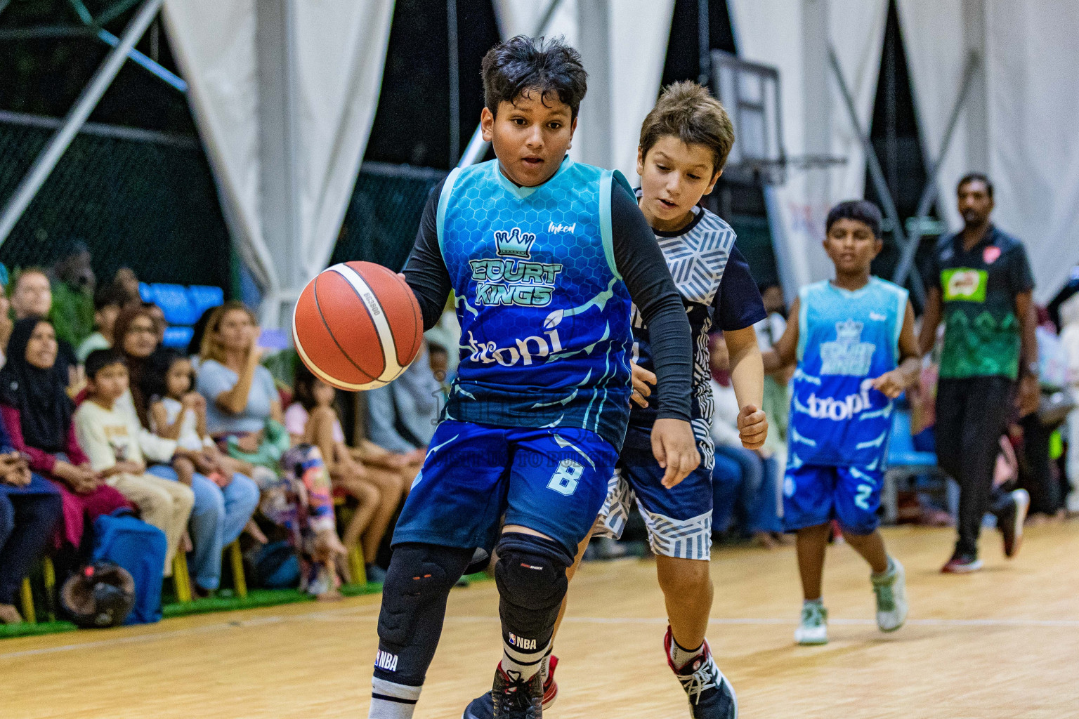 Day 3 of Milo 5 x 5 Junior Challenge 2025 - Basketball tournament held in Basketball Training Center, Male', Maldives on Saturday, 11th October 2025. Photos by: Nausham Waheed, Areef Adam / Images.mv
